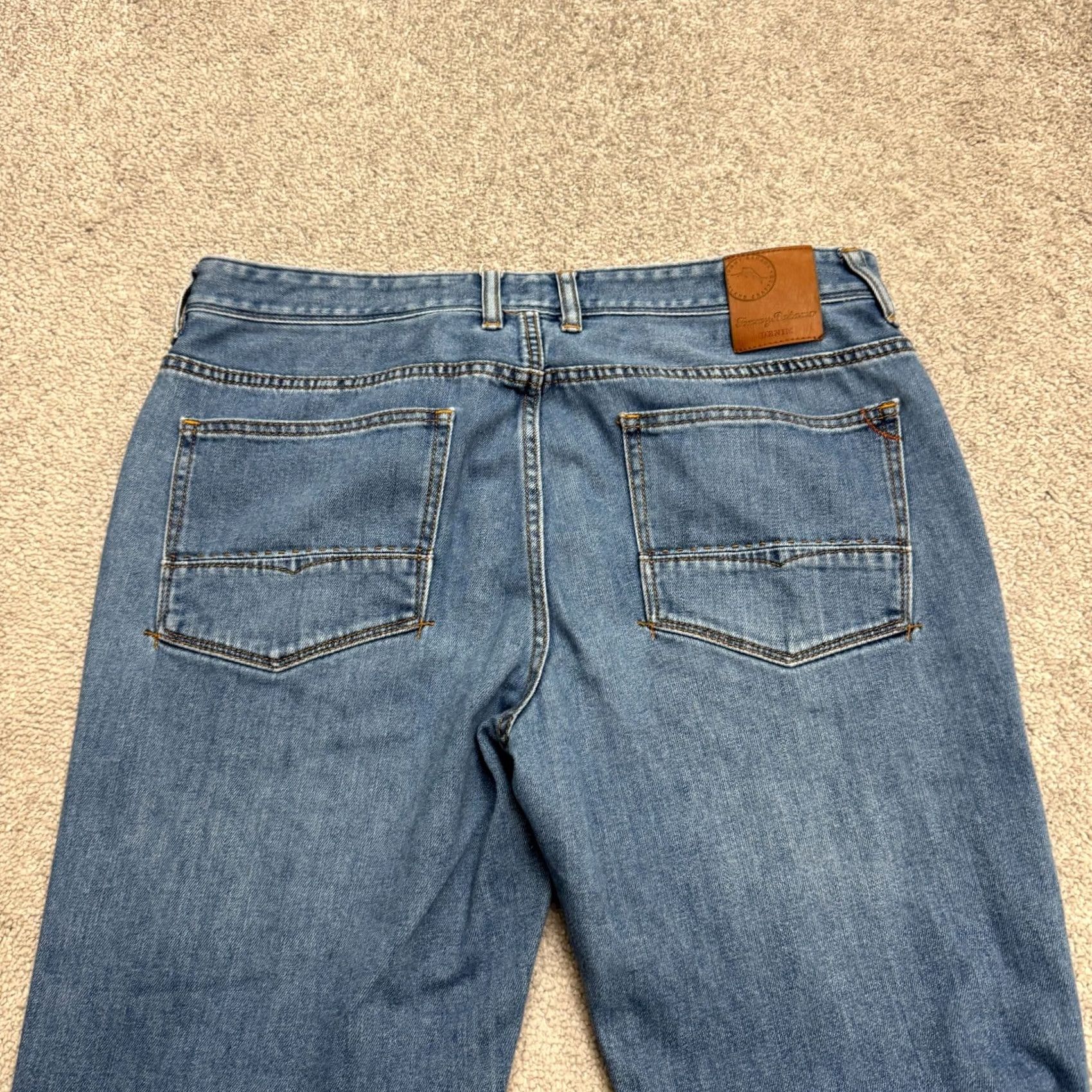 Tommy Bahama Tommy Bahama Jeans Mens 34x30 Regular Medium Wash Denim Straight 5-Pocket Button Zip Size US 34 / EU 50 - 5 Thumbnail