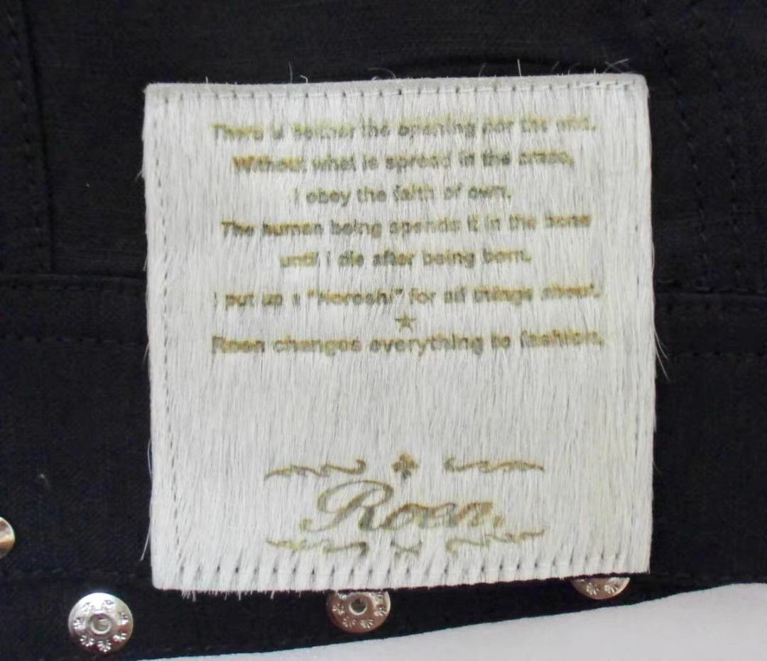 Roen Roen Mainline Premium Crystal Linen Rock Jacket K11 Size US M / EU 48-50 / 2 - 5 Thumbnail