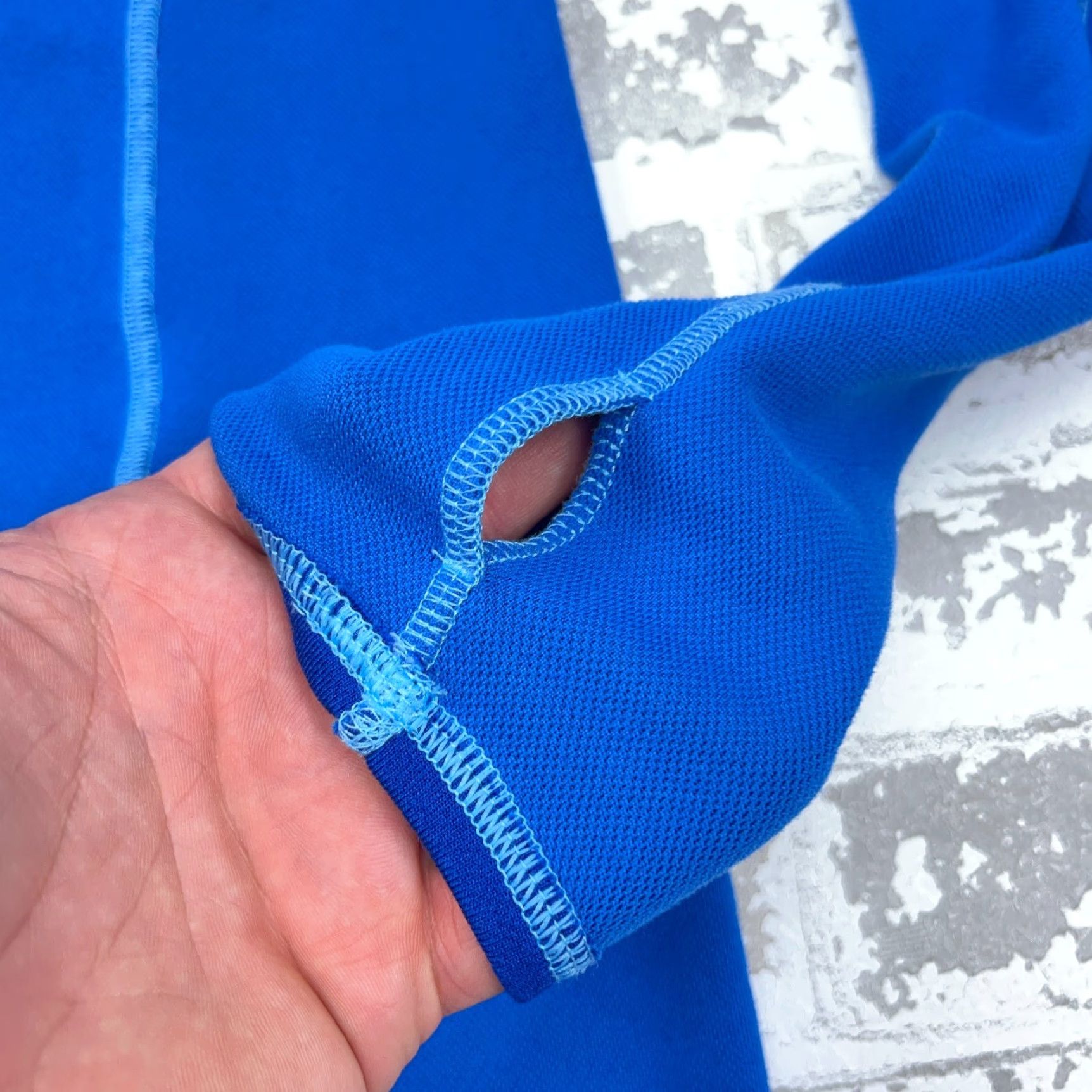Vintage LL Bean Sweater Men Large Blue Royal Sweatshirt Pull Over Quarter Zip Base Layer Size US L / EU 52-54 / 3 - 6 Thumbnail
