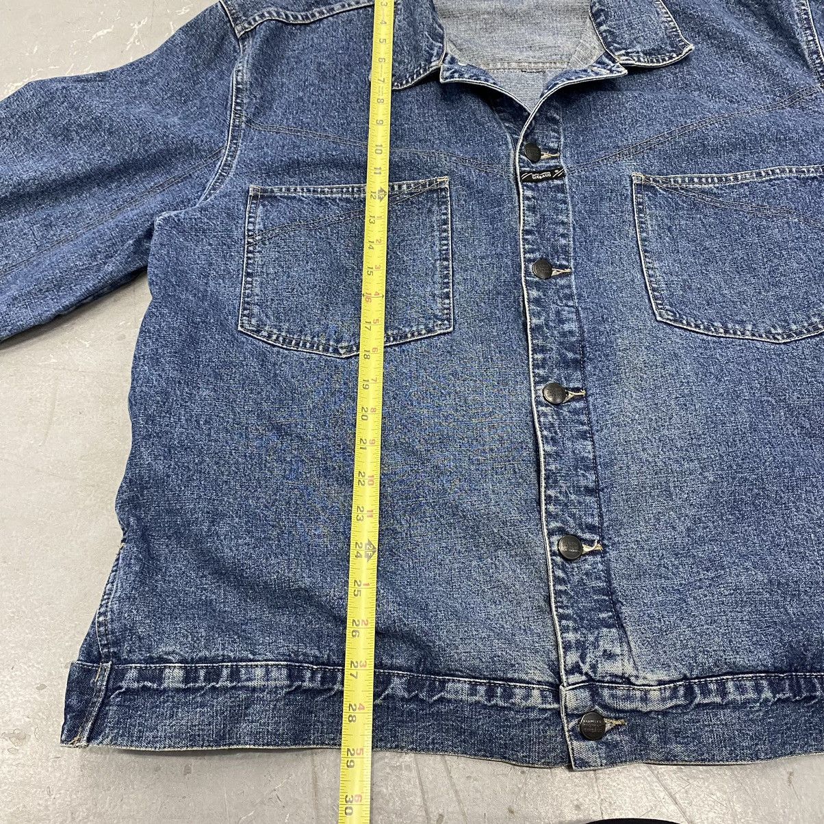 Japanese Brand Vintage Marithe Francois Girbaud Blue Denim Chire Jacket Size US XXL / EU 58 / 5 - 4 Thumbnail