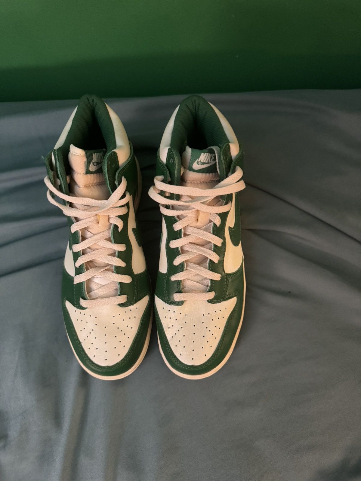 Nike Nike Dunk High Vintage Green 2008 Size US 9.5 / EU 42-43 - 8 Thumbnail
