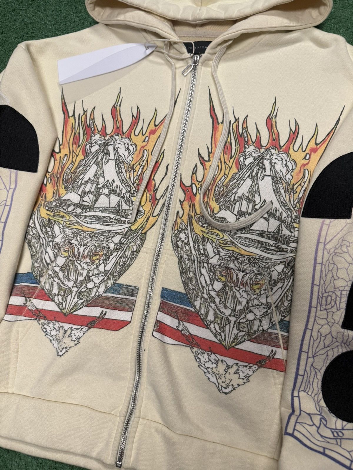 Who Decides War Who decides war graphic zip up hoodie Size US S / EU 44-46 / 1 - 4 Thumbnail