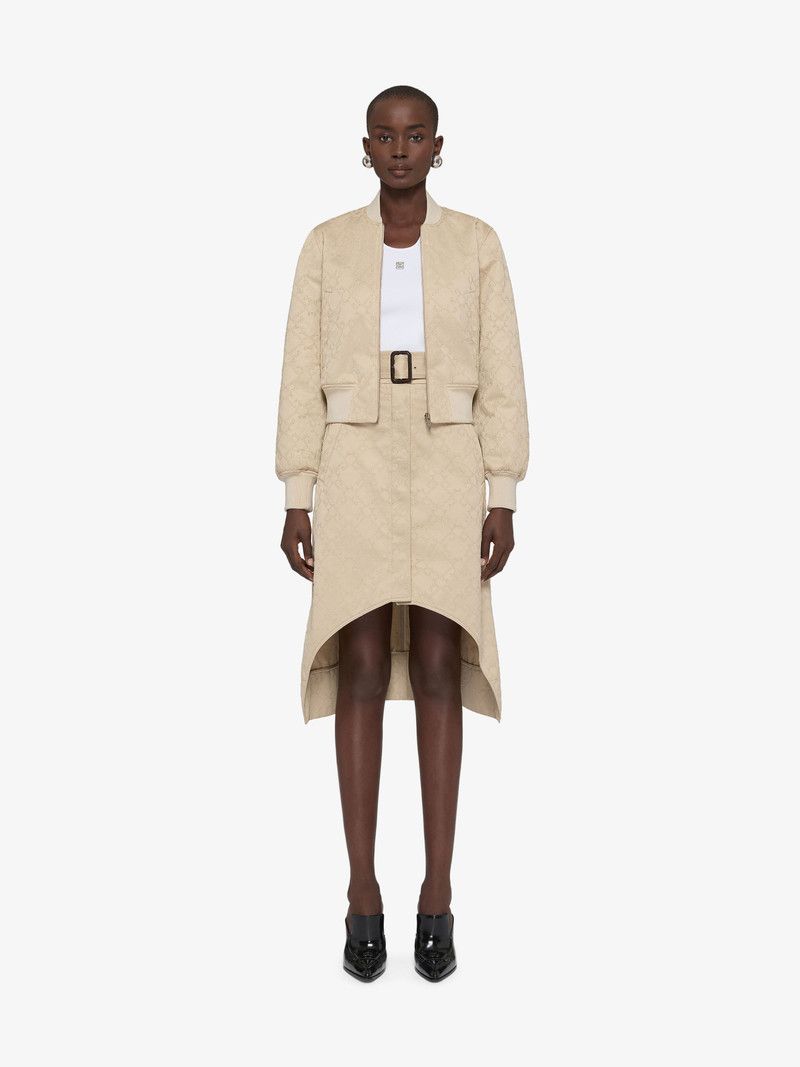 Givenchy o1w1db10326 Light Varsity Jacket in Beige Size S / US 4 / IT 40 - 2 Thumbnail