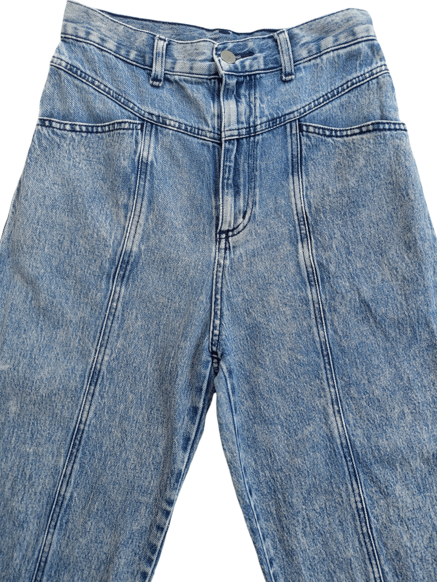 GU × Vintage GU Jeans Tapered Vintage Streetwear Denim Size 26" / US 2 / IT 38 - 6 Thumbnail
