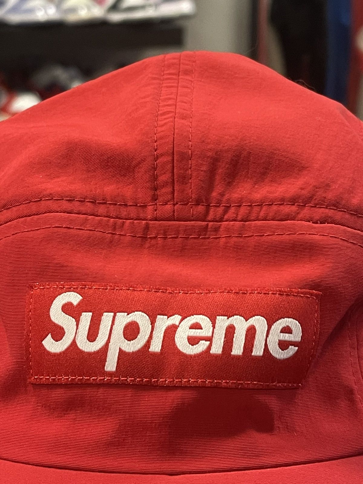 Supreme Supreme World Famous Trail Camp Hat Red Size ONE SIZE - 2 Thumbnail