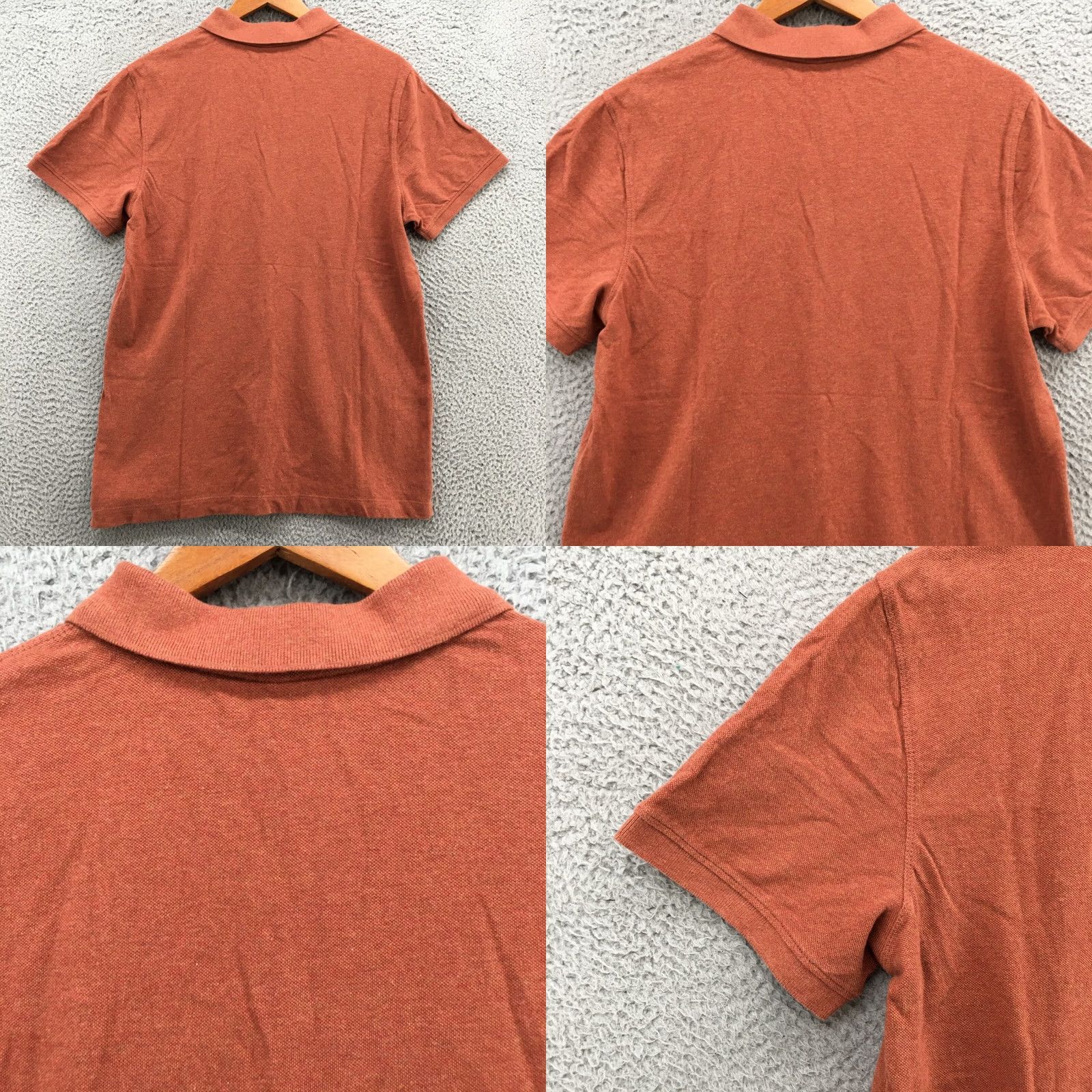 Banana Republic Banana Republic Polo Shirt Mens L Orange Cotton Short Sleeve Slim Fit Collared Size US L / EU 52-54 / 3 - 8 Thumbnail