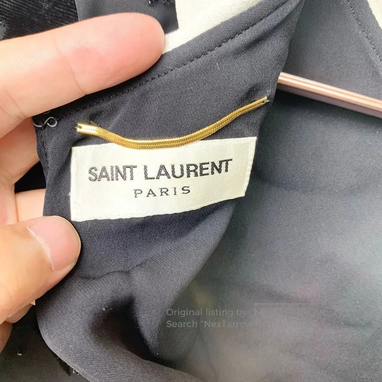 Saint Laurent Paris Saint Laurent Star Print Collar Dress. Size XS / US 0-2 / IT 36-38 - 4 Thumbnail