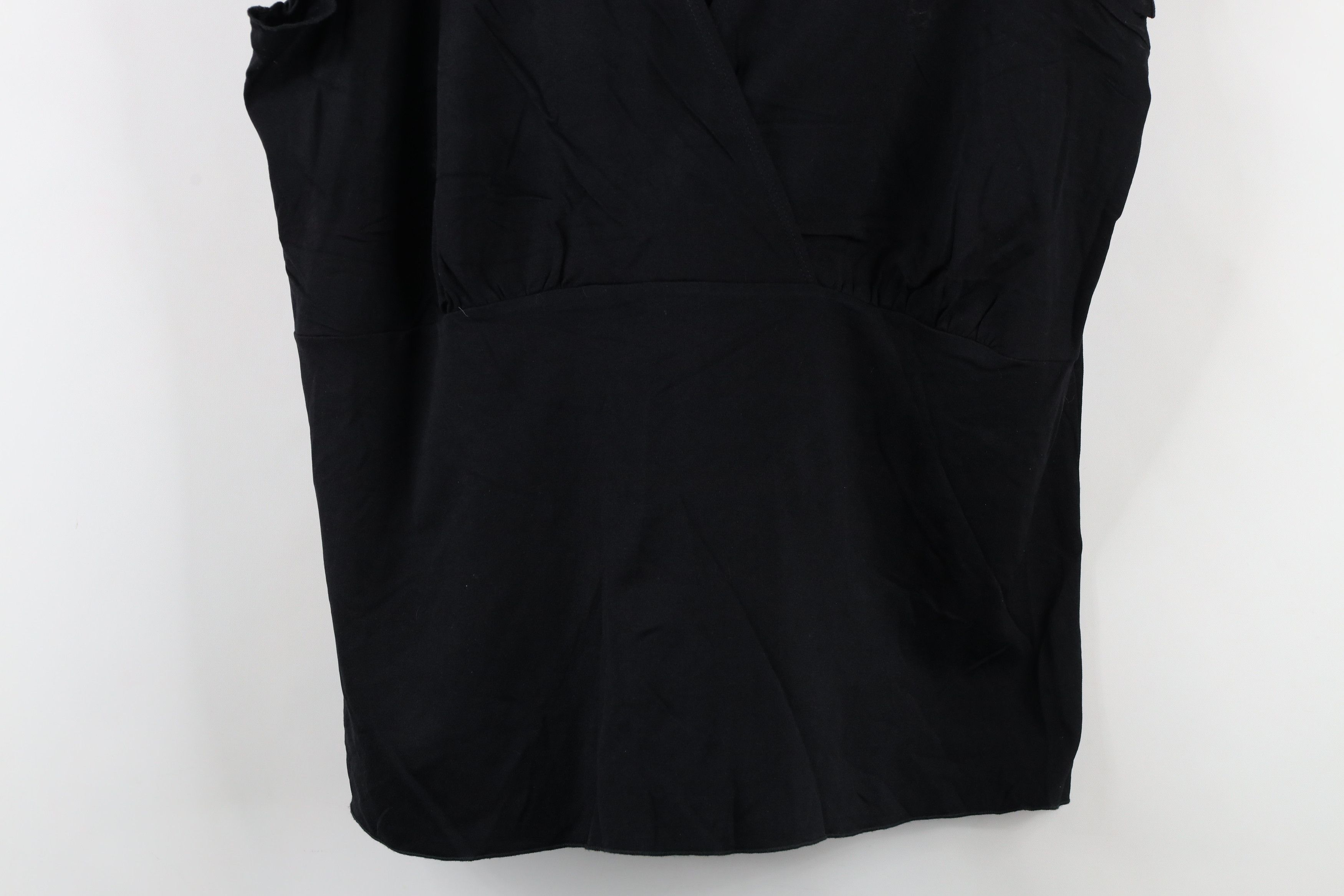 Vintage Vintage 90s Y2K Babydoll Bella Blouse Top Shirt Black USA Size XXL / US 16-18 / IT 52-54 - 3 Thumbnail