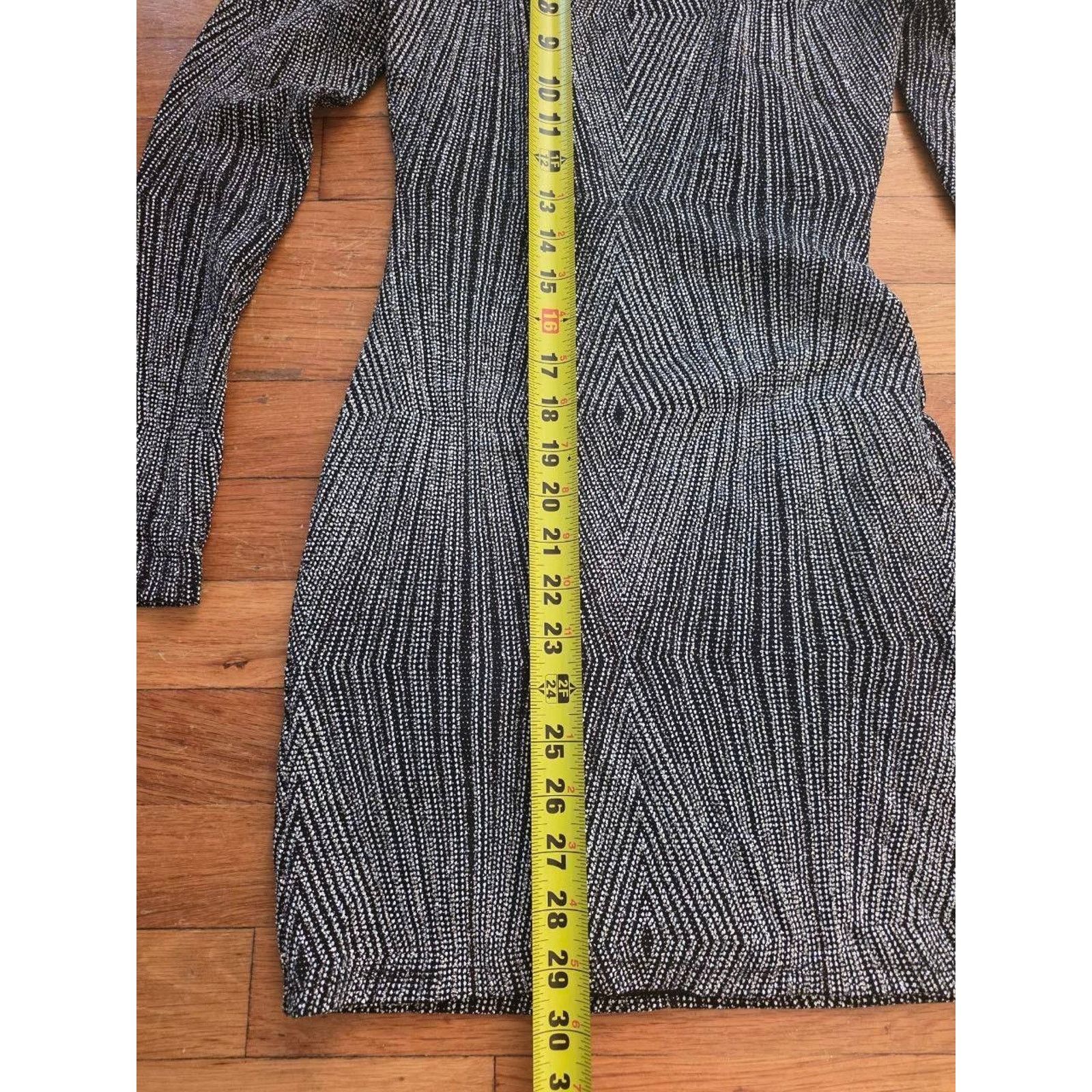 & Other Stories TRIXXI Black Silver Open Y2K mini Back Dress XS A001731 Size XS / US 0-2 / IT 36-38 - 3 Thumbnail