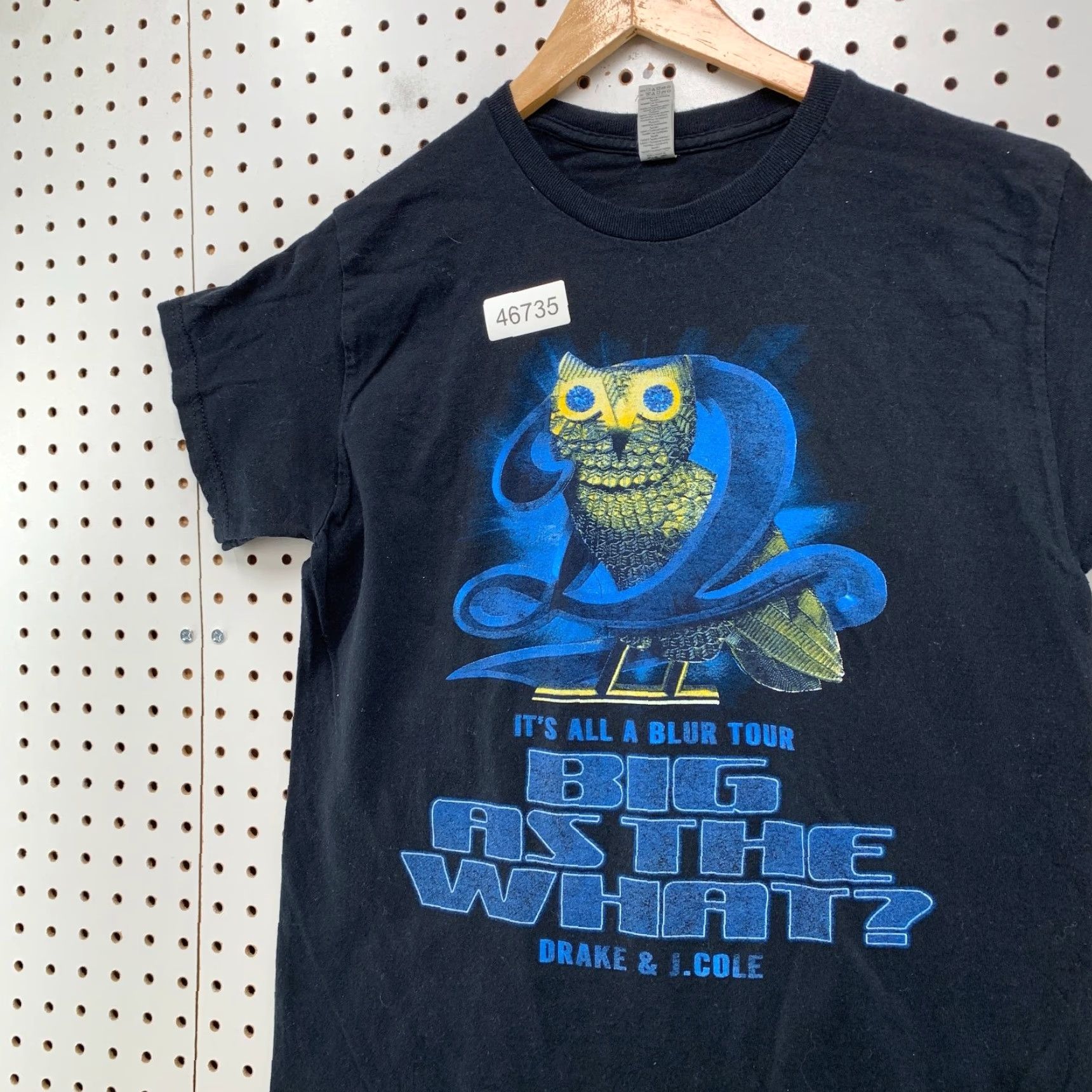 Gildan VINTAGE Drake J Cole Its All A blue Tour Shirt Mens Medium Black Music Rap Concert Size US M / EU 48-50 / 2 - 5 Thumbnail