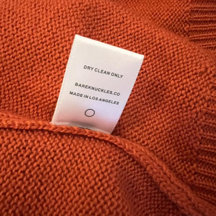 Bare Knuckles bare knuckles burnt orange cropped knit sweater | Grailed