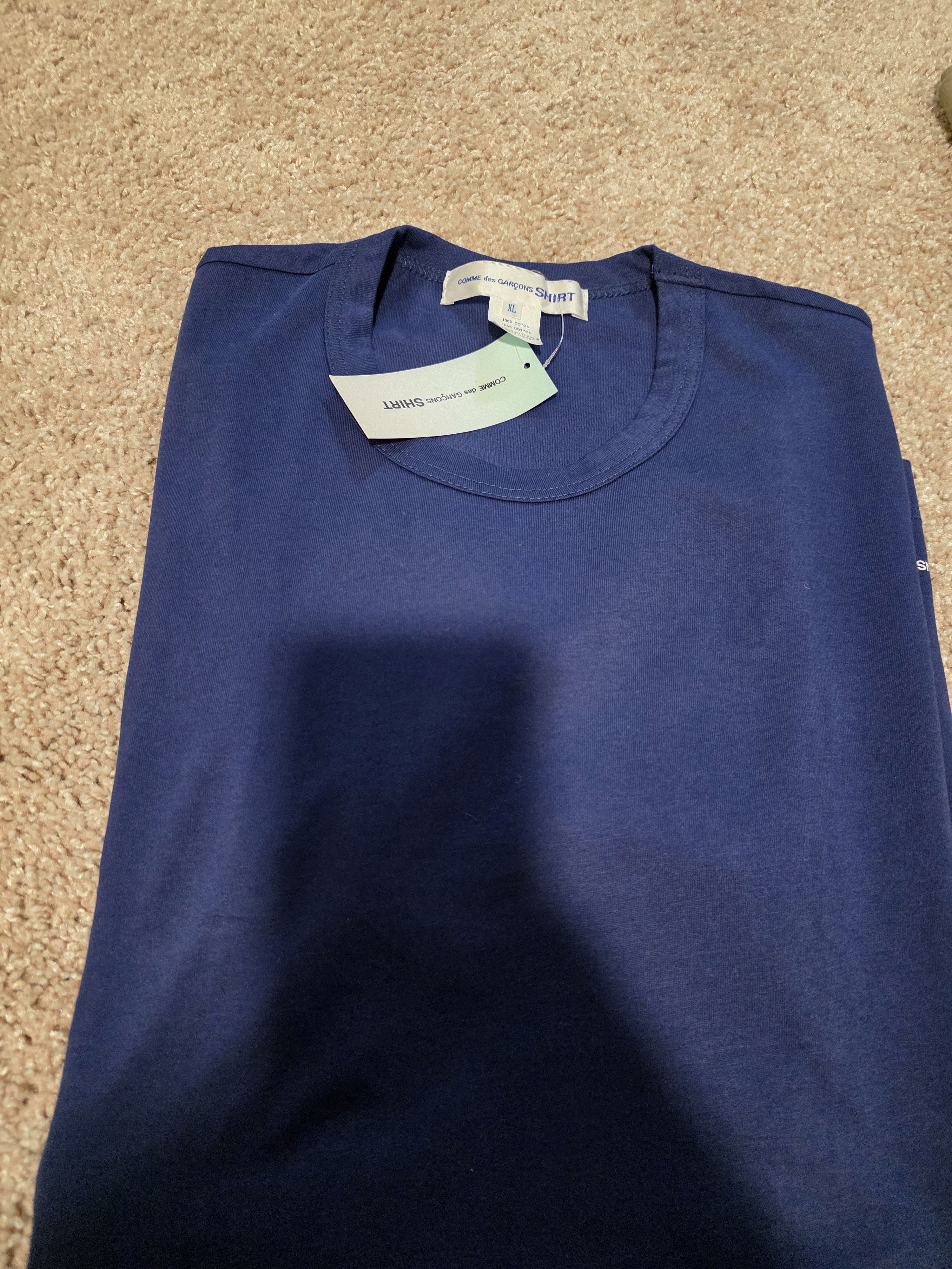 Comme des Garcons Comme Des Garcons: Blue Shirt (XL) NEW with tags Size US XL / EU 56 / 4 - 5 Thumbnail