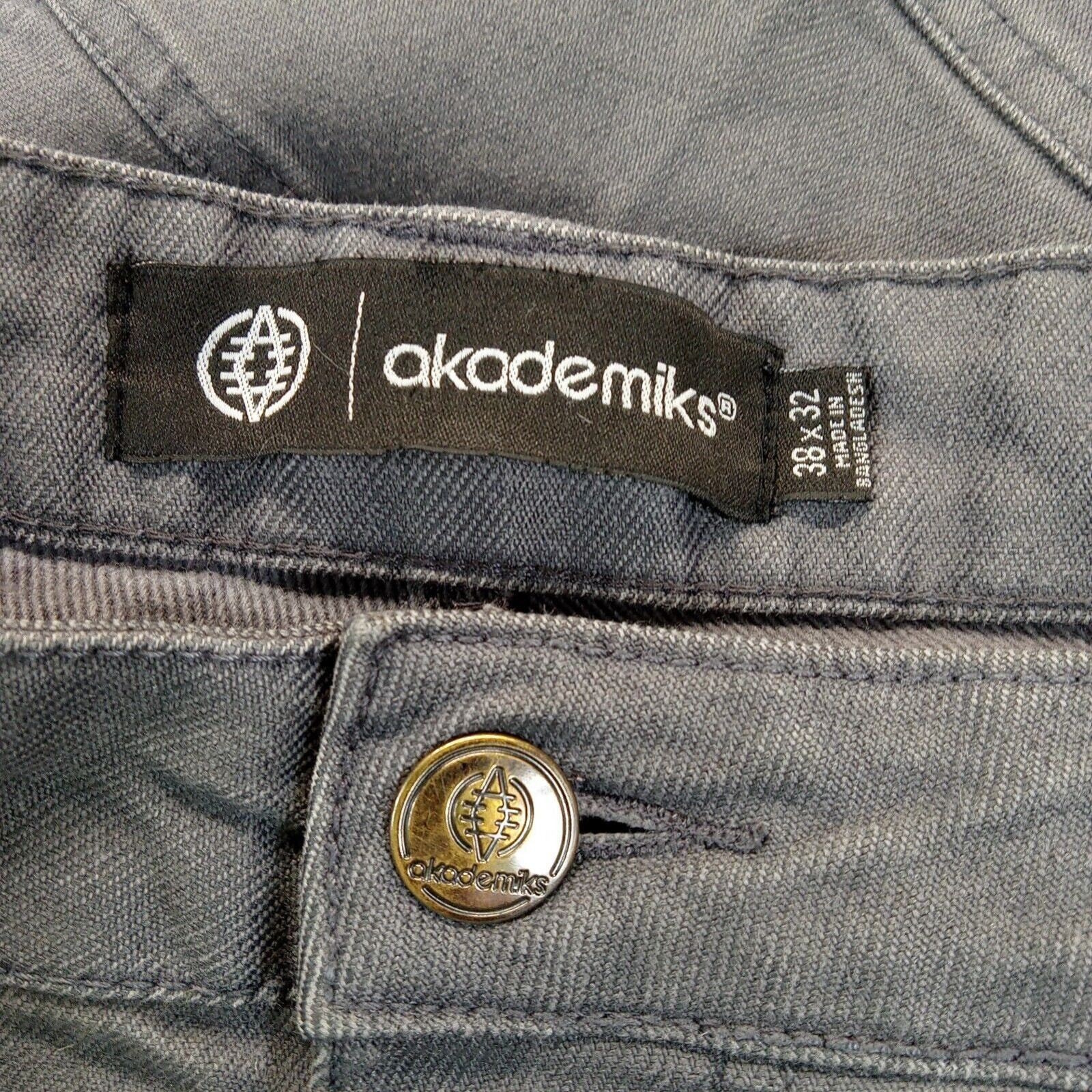 Akademiks Akademiks Jeans 38 X 32 Y2K Grunge Gray Streetwear Straight Size US 38 / EU 54 - 7 Thumbnail
