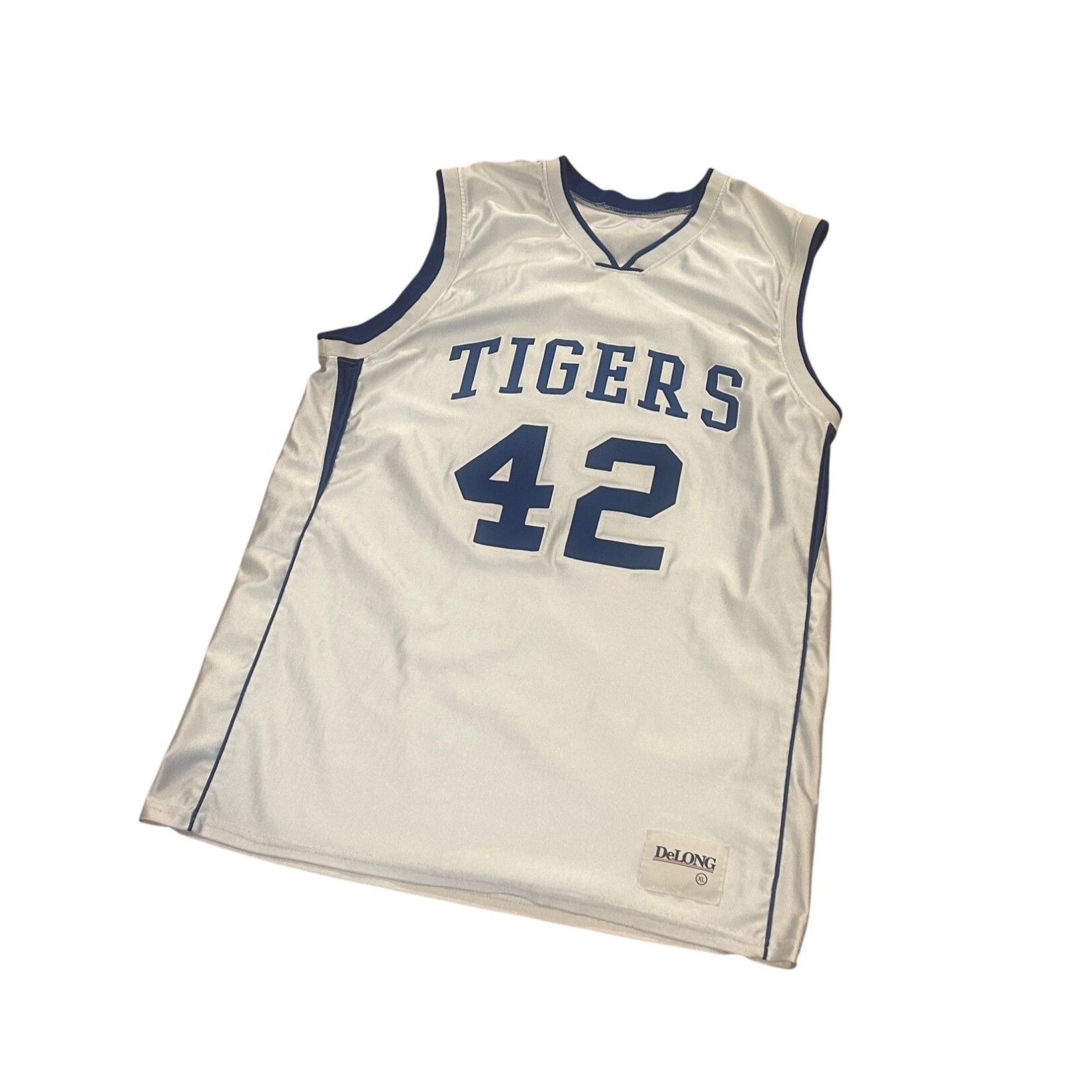 Delong Vintage DeLong Memphis Tigers #42 NCAA Basketball Jersey Men Size US XL / EU 56 / 4 - 4 Thumbnail