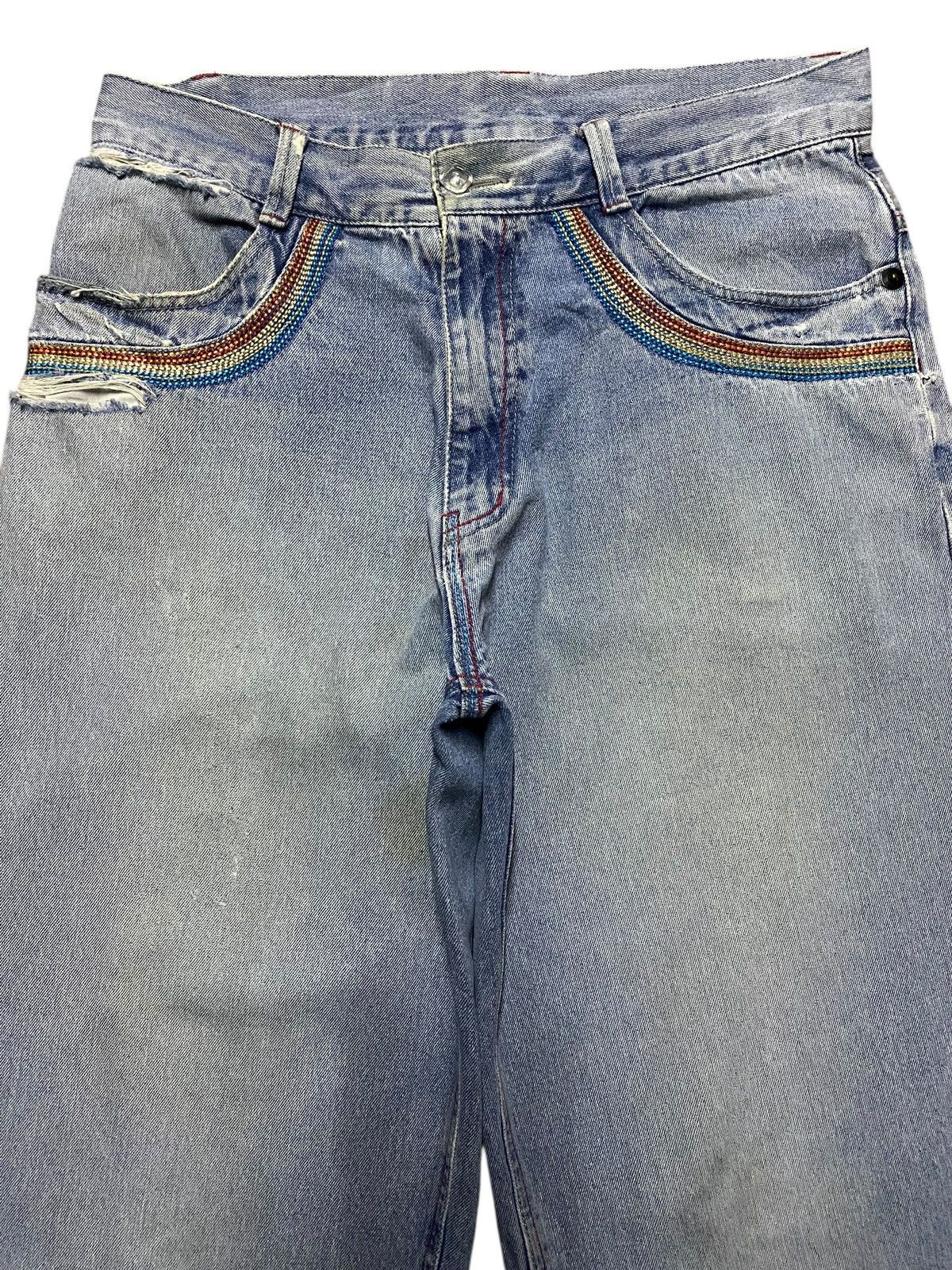 Other Vintage Japanese Brand Grunge Distressed Baggy Short Jeans Size US 32 / EU 48 - 3 Thumbnail
