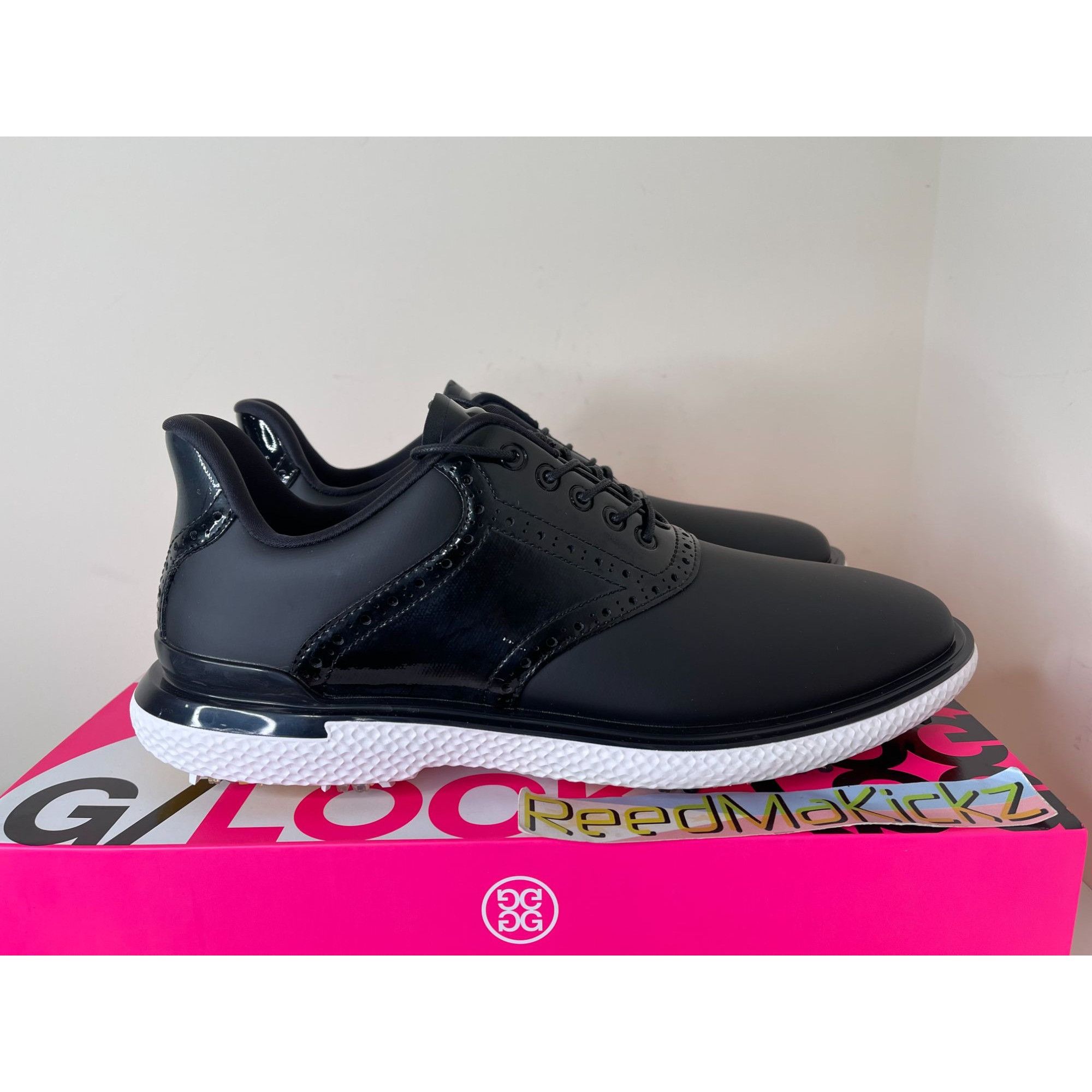 G/FORE G/FORE Gallivan2r G/Lock Saddle Black Golf Shoes Mens 15us Size US 15 / EU 48 - 2 Thumbnail