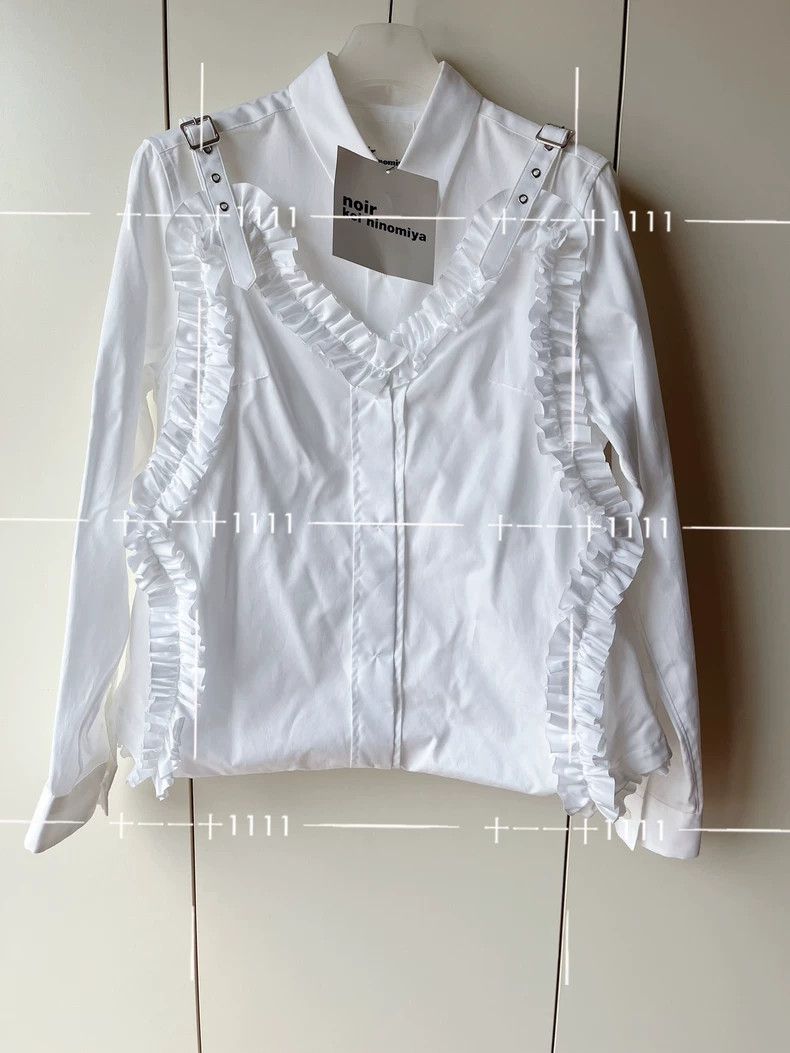Comme des Garcons Comme Des Garcons Button-Up Strap Long Shaped Shirt Size S / US 4 / IT 40 - 1 Thumbnail