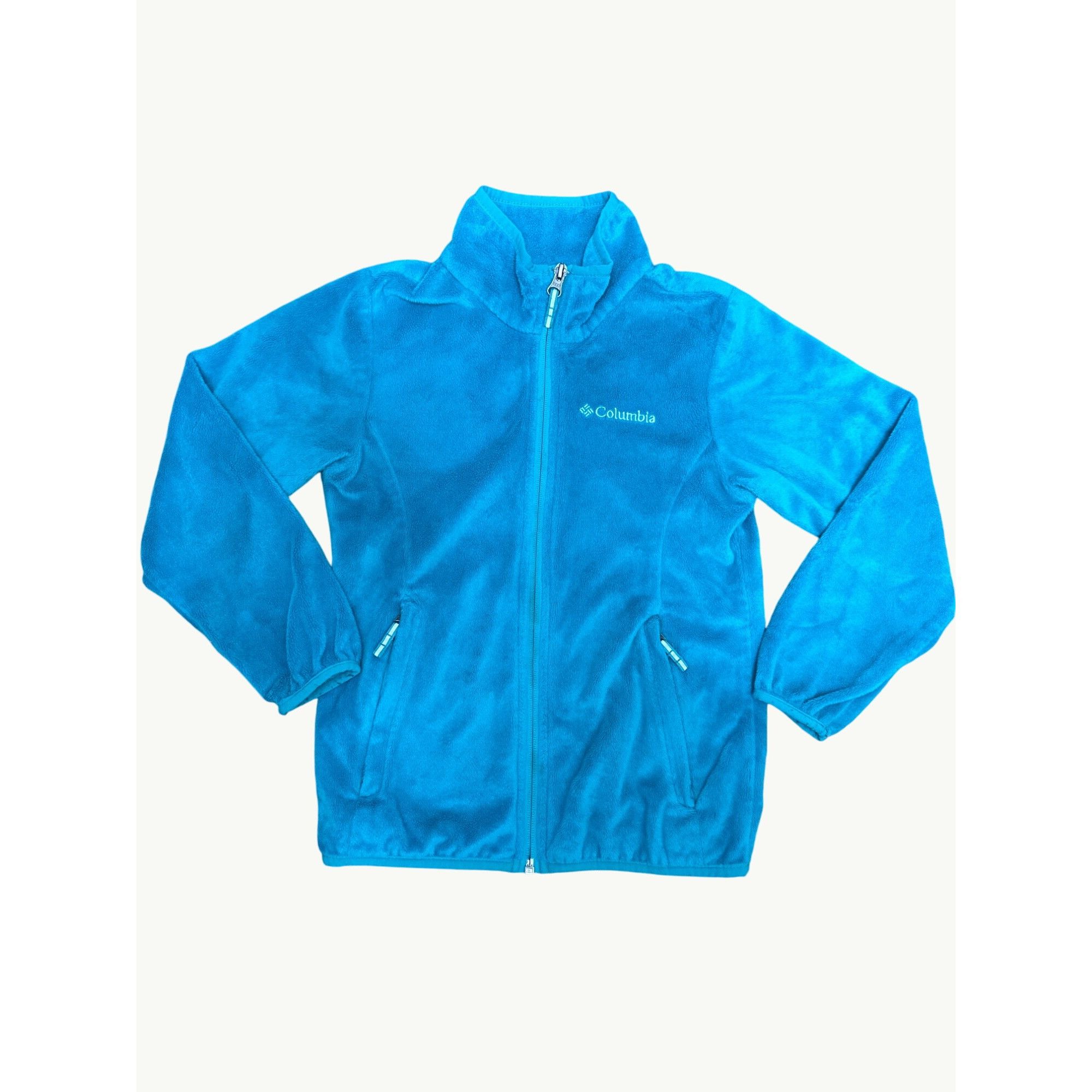 Columbia Columbia Juniors Womens Fleece Jacket Size S Full Zip Turquo Size S / US 4 / IT 40 - 9 Thumbnail