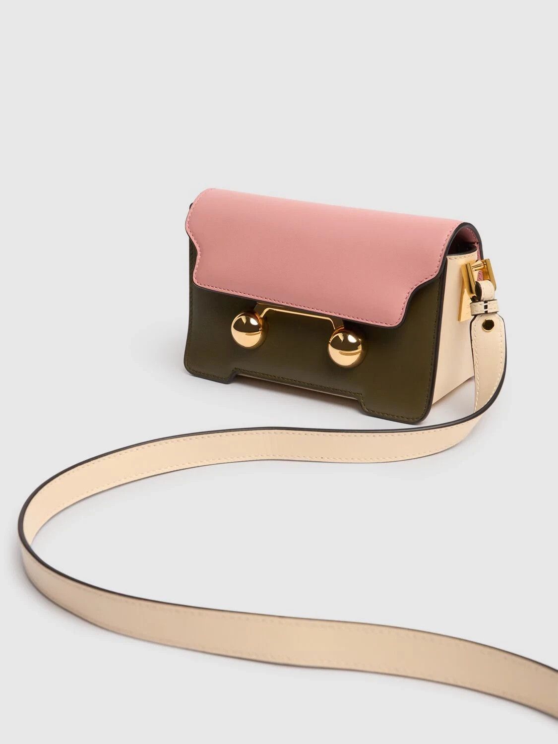 Marni MARNI Trunkaroo Mini Camelia/Deep Sage Shoulder Bag Size ONE SIZE - 2 Thumbnail