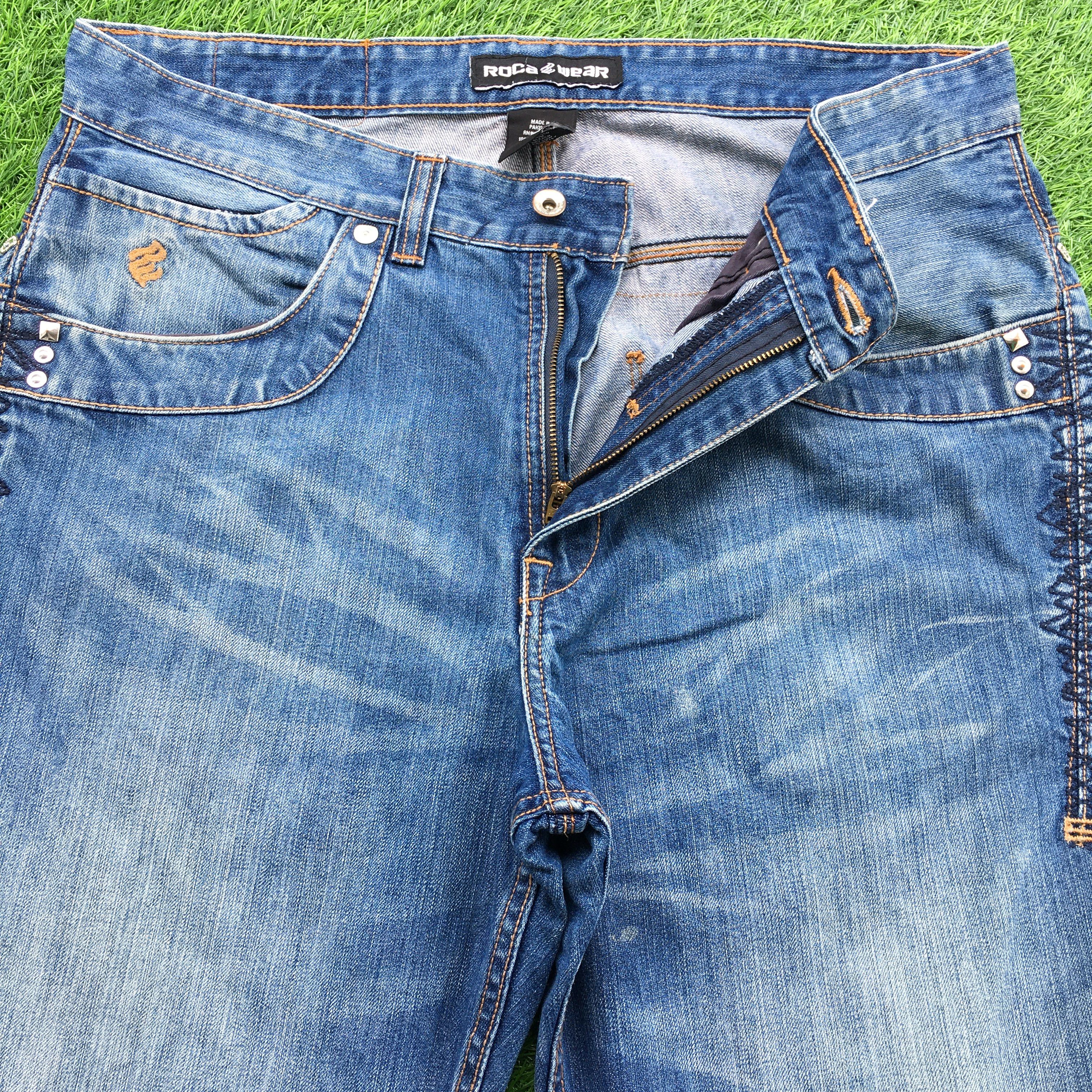 JNCO × Rocawear Roca Wear Baggy Jeans D-1038 Size US 36 / EU 52 - 3 Thumbnail