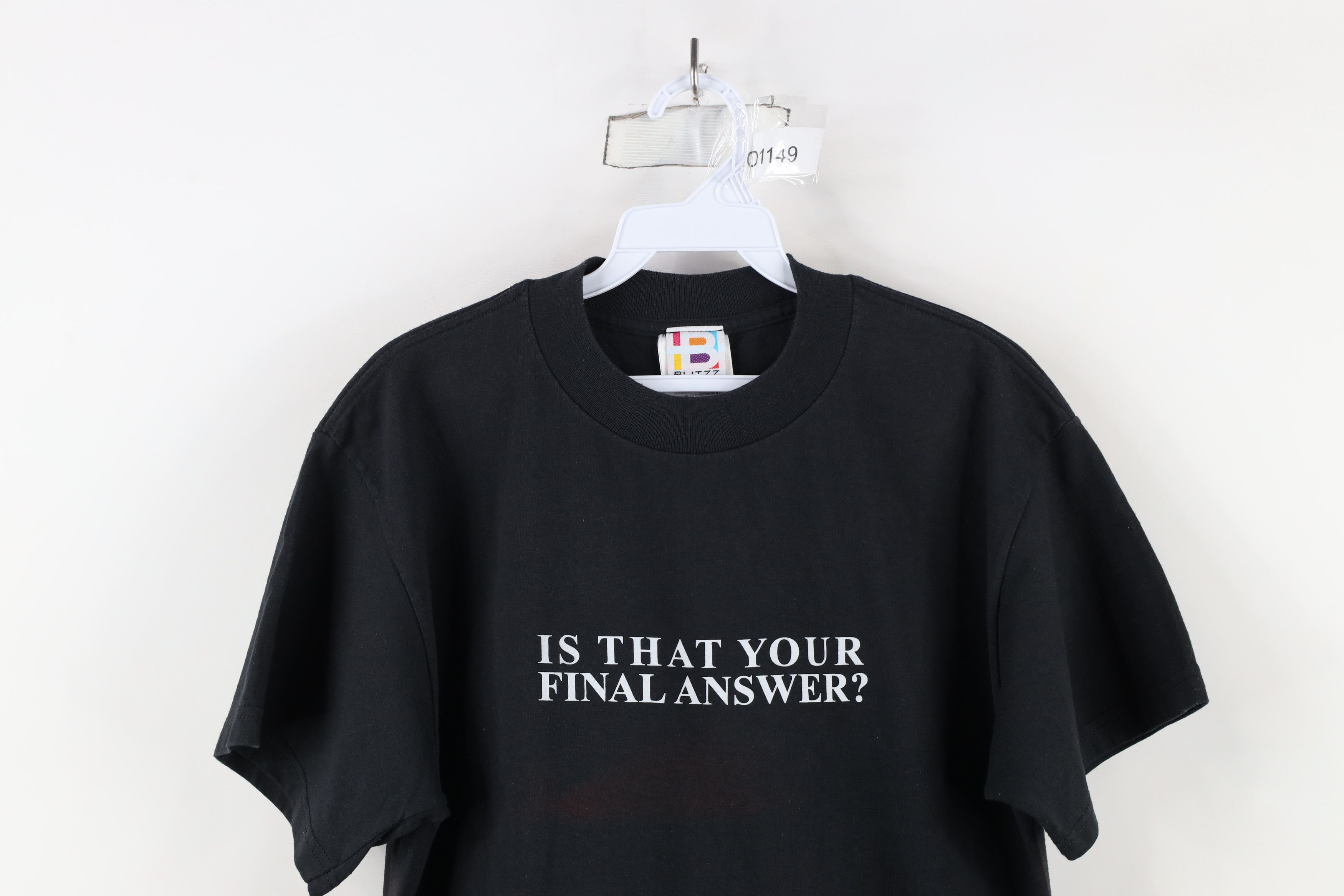 Vintage Vintage 90s A Millionaire Is That Your Final Answer T-Shirt Size US M / EU 48-50 / 2 - 2 Thumbnail