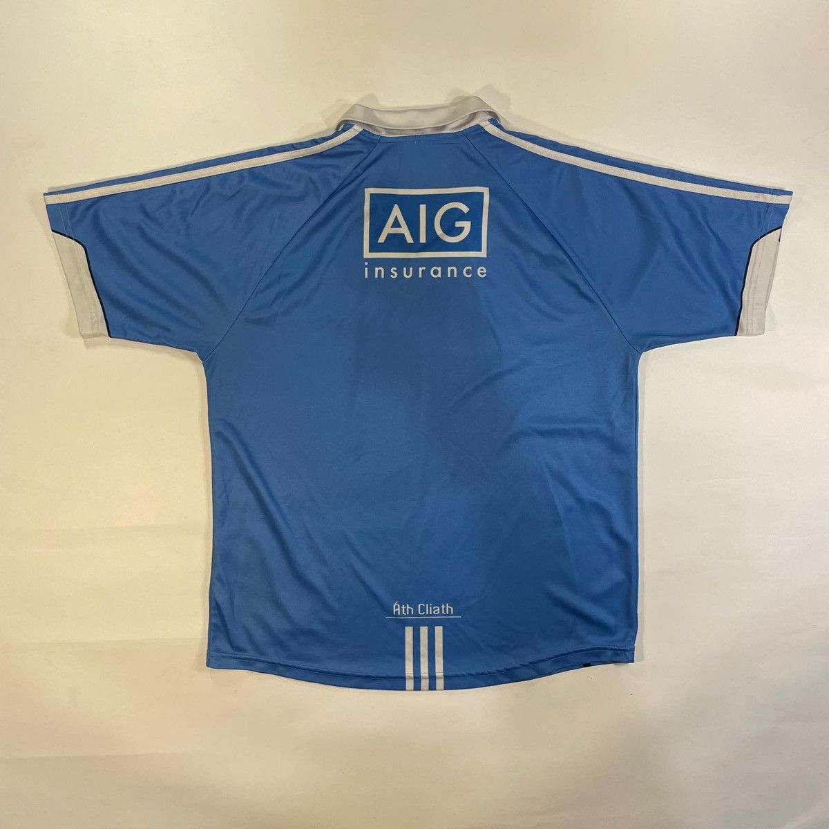 O'Neills Ath cliath GAA jersey in blue and white polo shirt tee rugby Size US L / EU 52-54 / 3 - 2 Thumbnail
