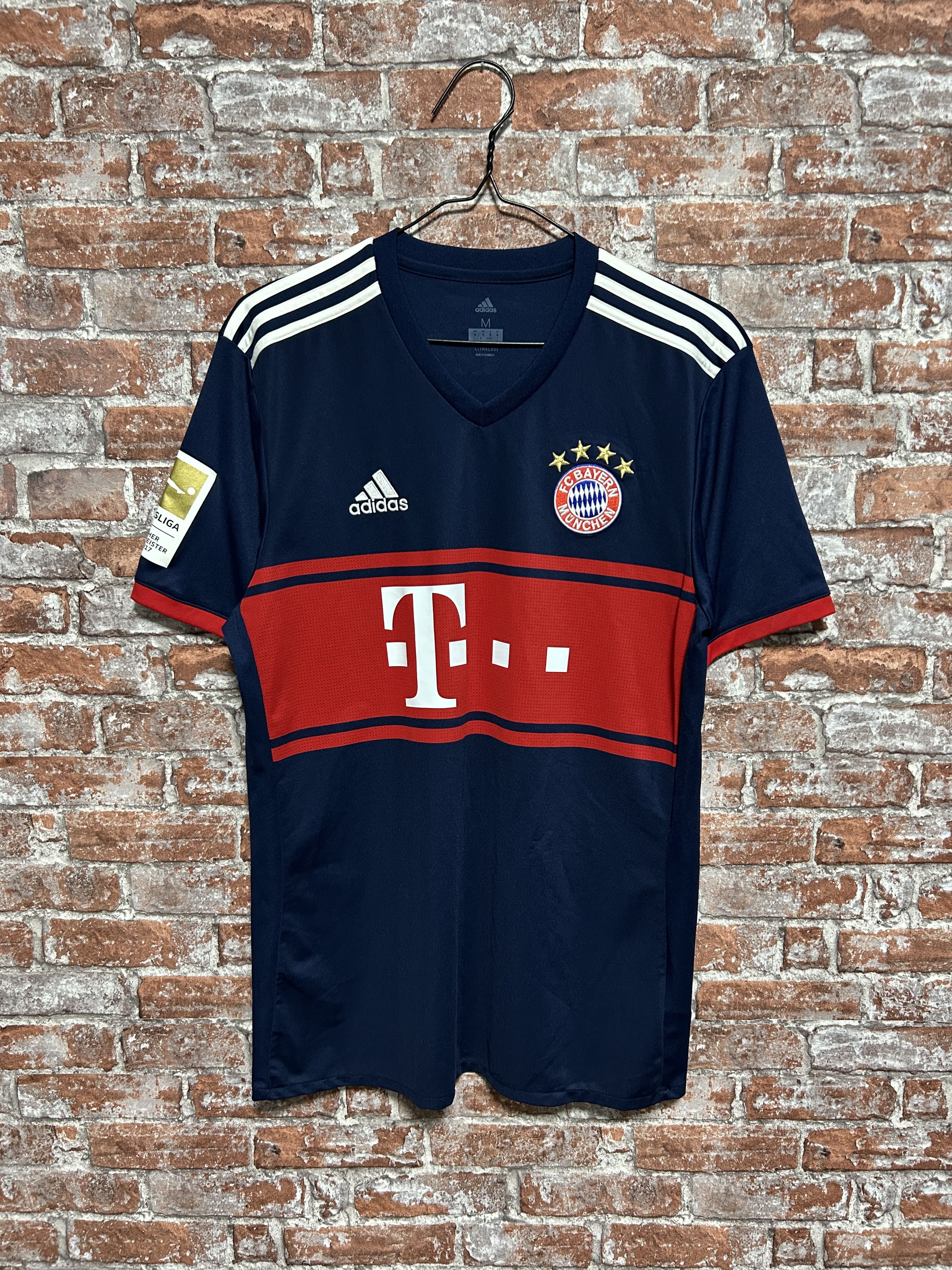 Adidas Bayern 2017 2018 Away Football Jersey #32 Kimmich AZ7937 Size US M / EU 48-50 / 2 - 1 Thumbnail