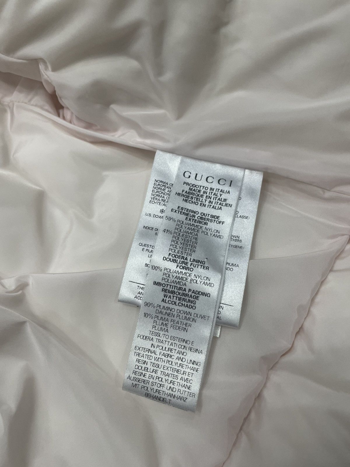 Gucci GUCCI Baby Monogram Puffer Jacket in Pink - Size 3-6mths Size XXS / US 00 / IT 34 - 13 Thumbnail