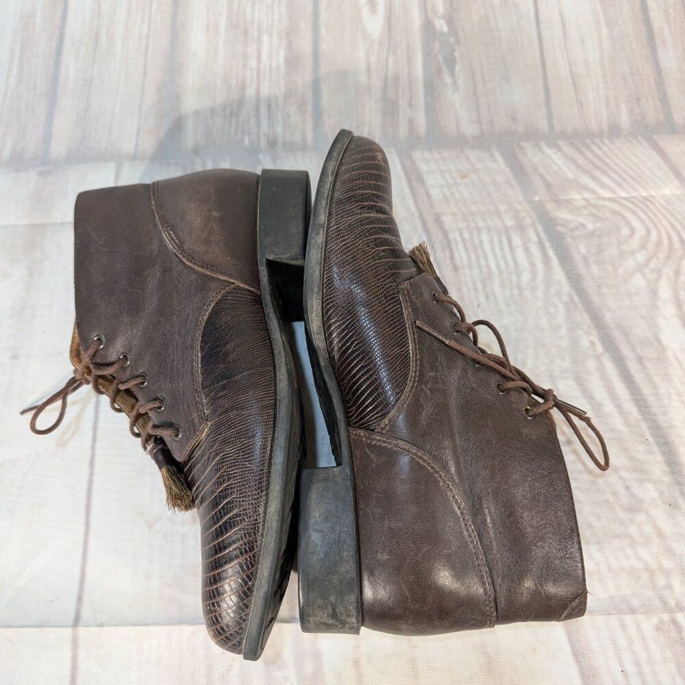 Ariat Ariat Bancroft 16023 Women's 8B Brown Leather Tassel Classi Size US 8 / IT 38 - 7 Thumbnail