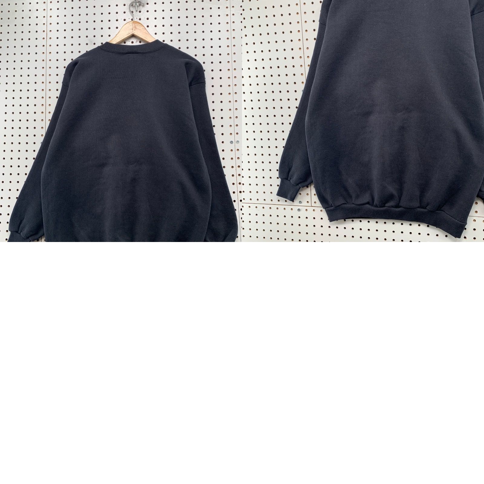 Tultex VINTAGE Wolf Nature Sweatshirt Mens XL Black Outdoor Graphic Tultex Made USA Size US XL / EU 56 / 4 - 9 Thumbnail