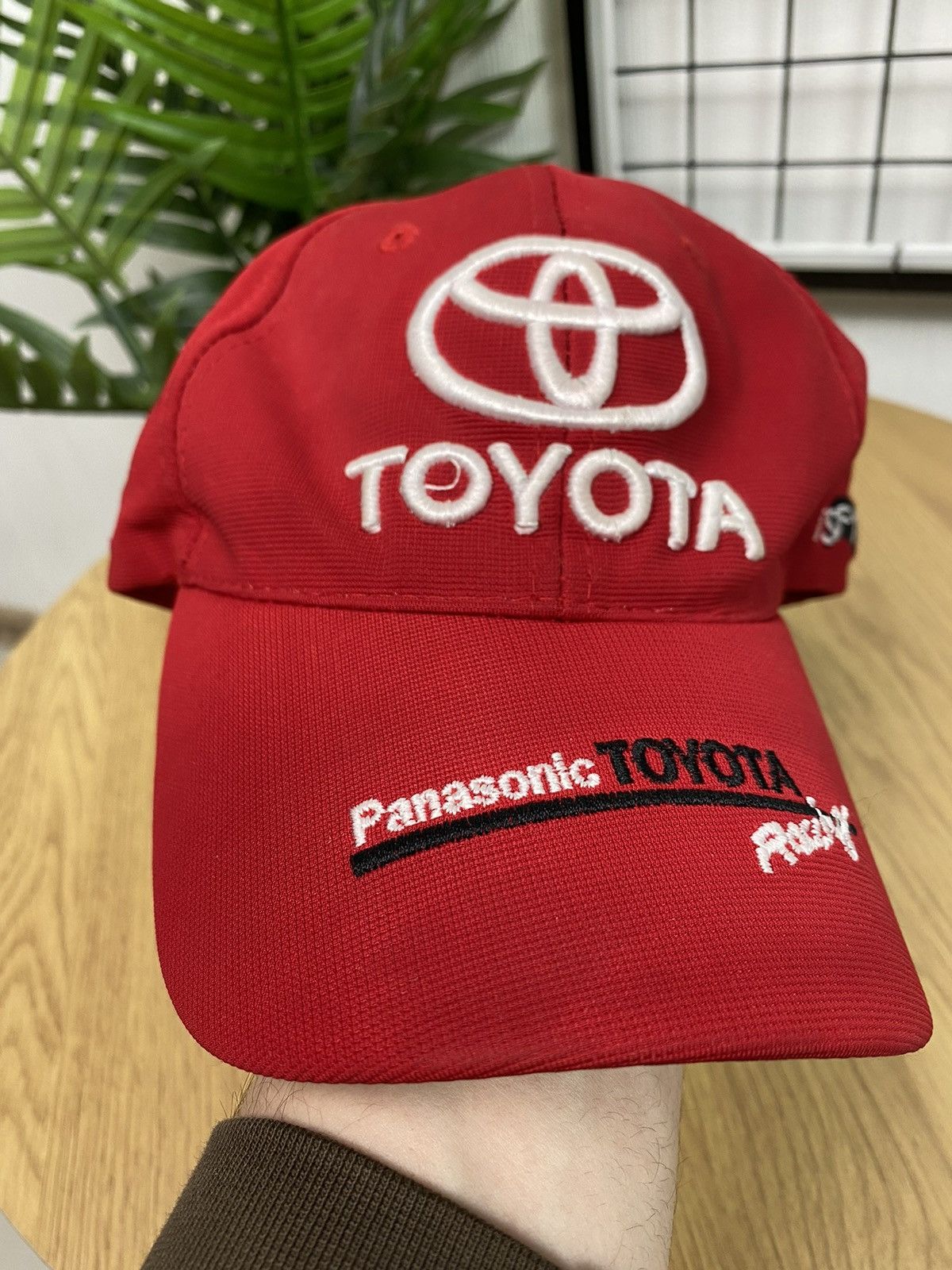 Vintage Vintage Toyota Panasonic Racing Hat F1 Cap Formula Uno OS Size ONE SIZE - 5 Thumbnail