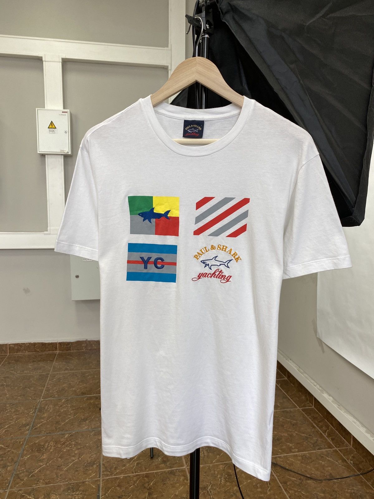 Paul & Shark 🇮🇹 Paul & Shark Yachting Big Logo T-Shirt Rare Retro Hype Y2K Size US L / EU 52-54 / 3 - 1 Thumbnail