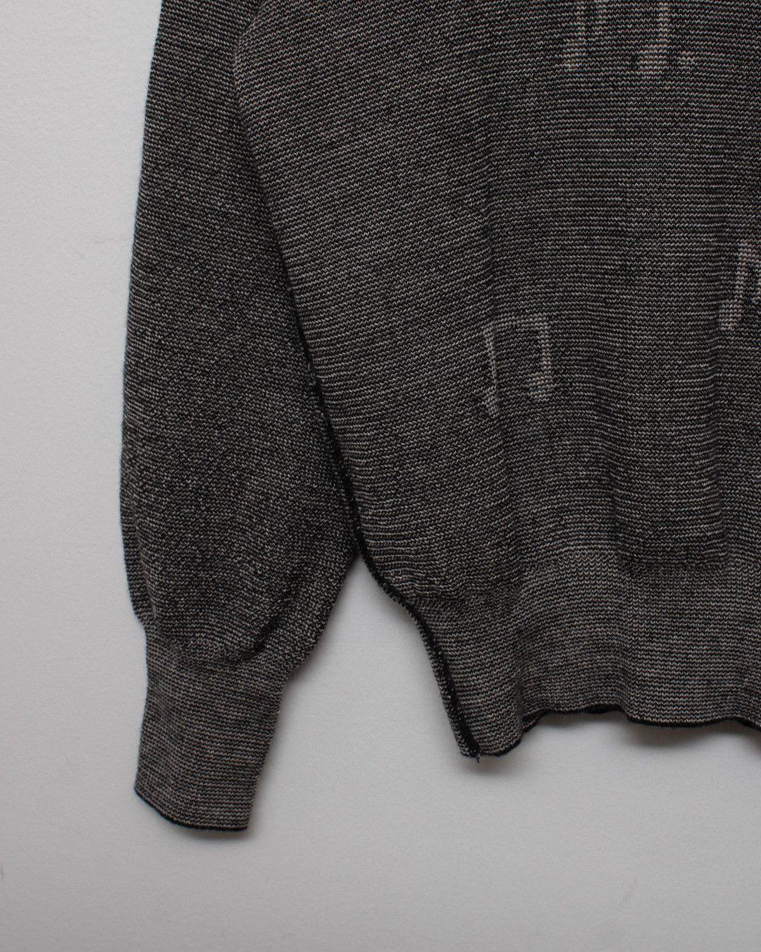 Christophe Lemaire Lemaire 2000s Intarsia Knit Music Note Sweater Size S / US 4 / IT 40 - 3 Thumbnail