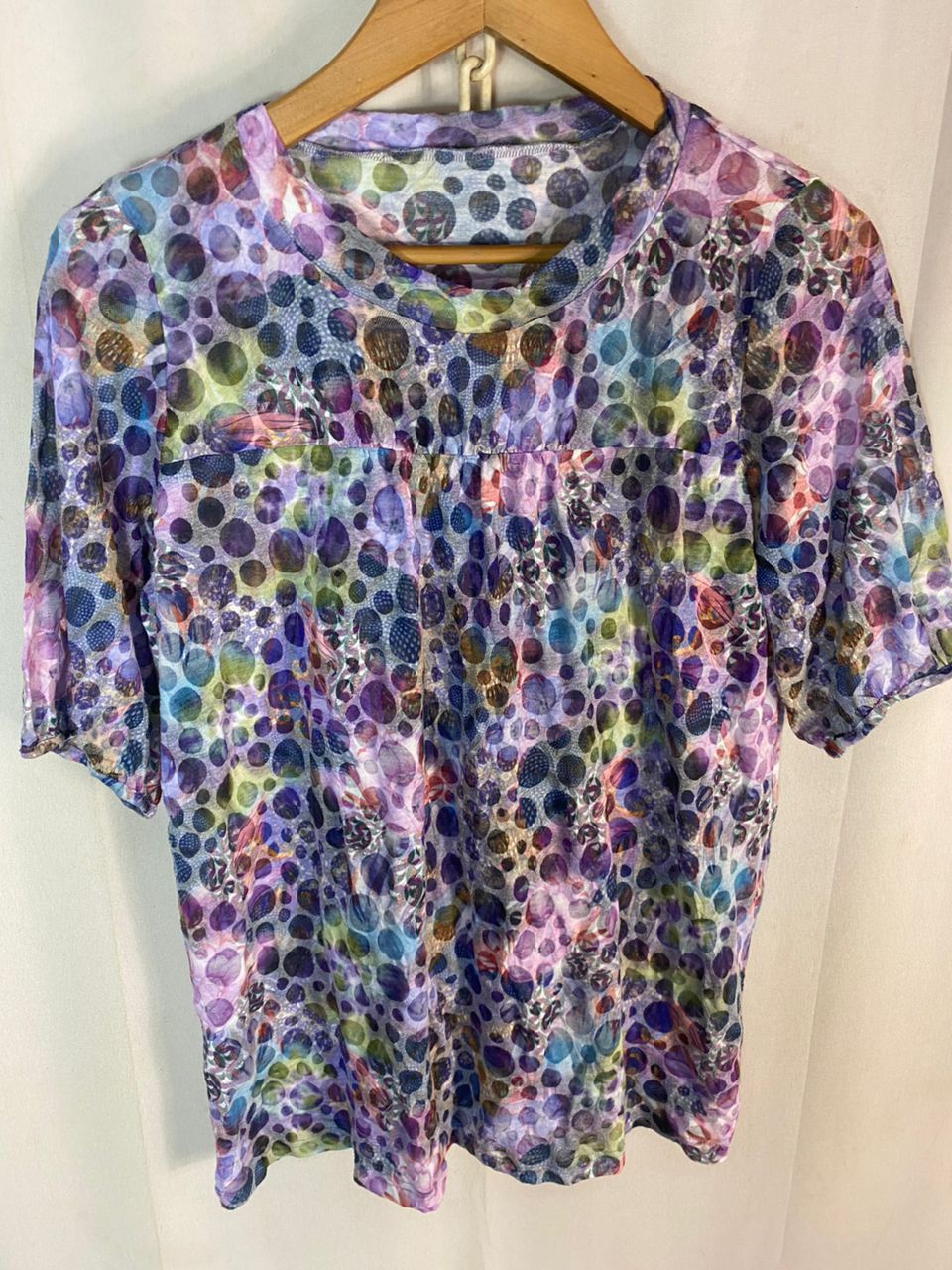 Japanese Brand Imprevisto multicolor blouse shirt Size M / US 6-8 / IT 42-44 - 3 Thumbnail