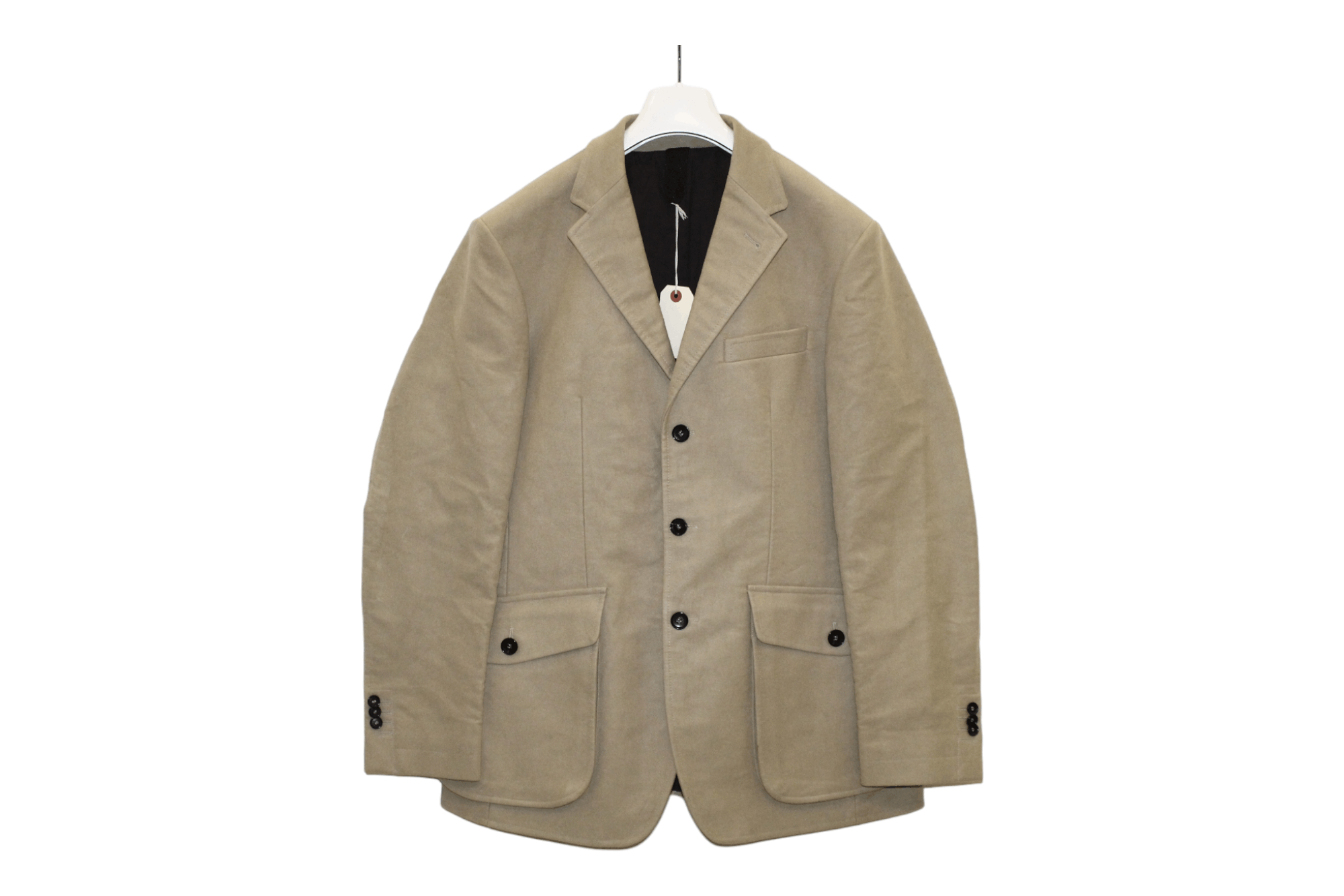 image of Manufactum X Kastell Mod.-Heribert Moleskine Camel Jacket in Brown, Men's (Size Medium)