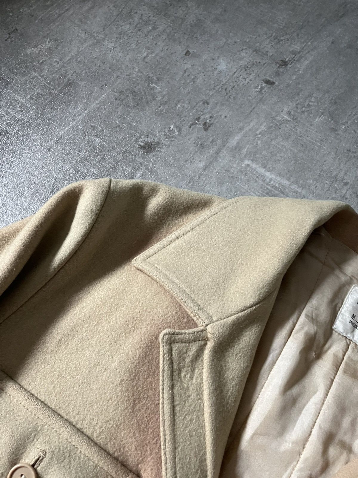 Helmut Lang Vintage Helmut Lang 1997 wool beige coat archival Size US L / EU 52-54 / 3 - 8 Thumbnail