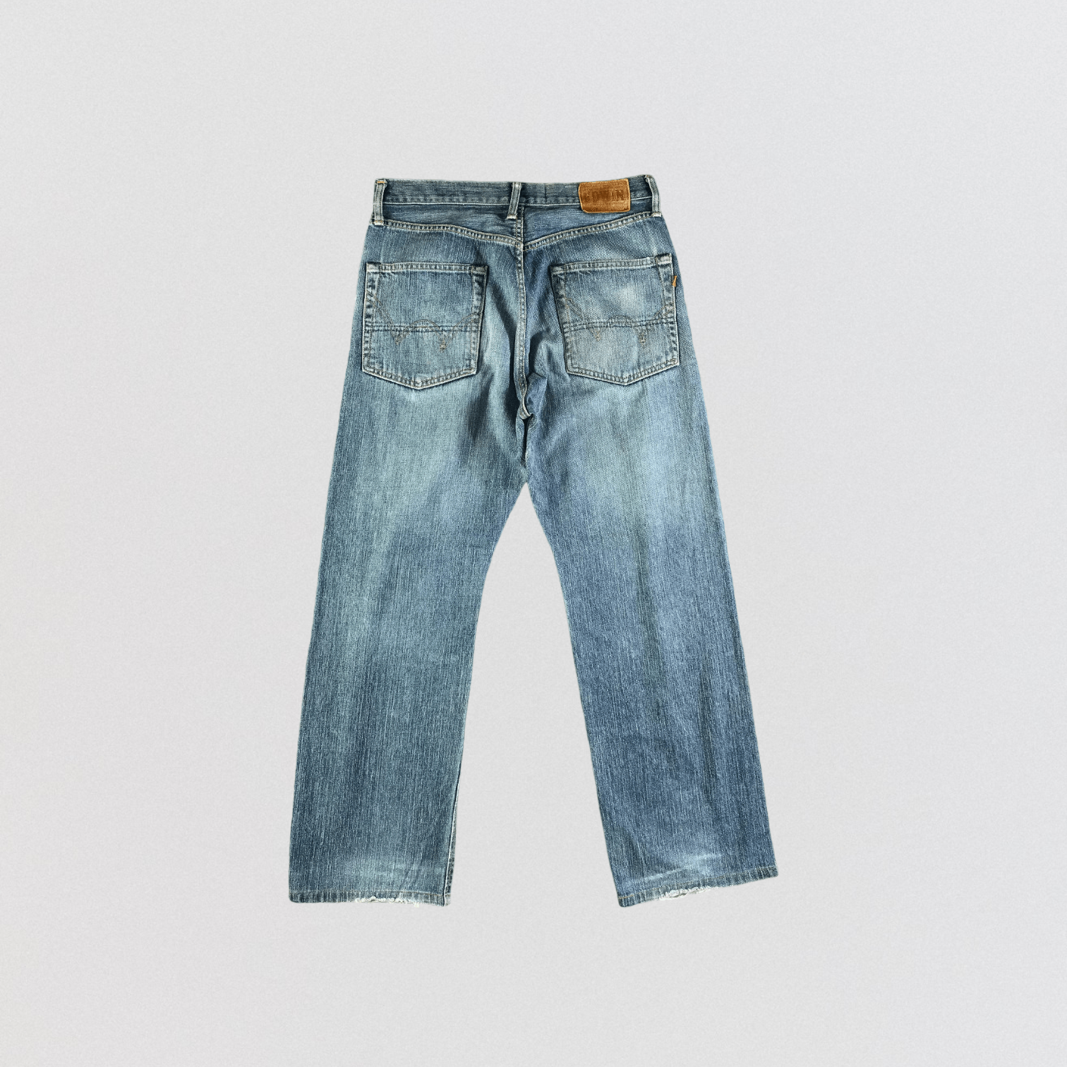 Edwin Vintage Blue Wash Edwin 505 Selvedge Jeans-JM3696 Size US 33 - 2 Thumbnail