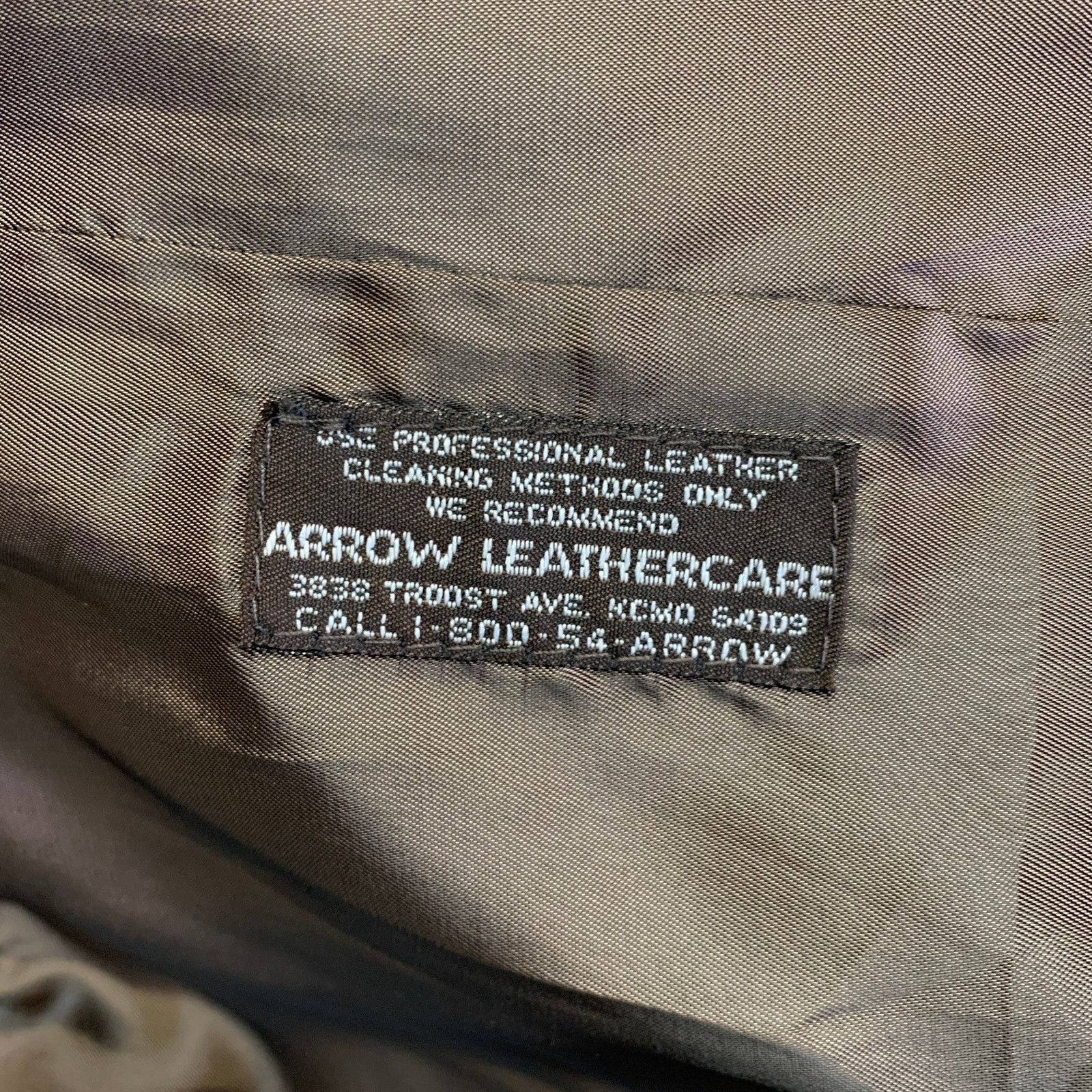Johnston & Murphy JOHNSTON & MURPHY Size S Brown Tan Leather Zip Up Jacket Size US S / EU 44-46 / 1 - 6 Thumbnail