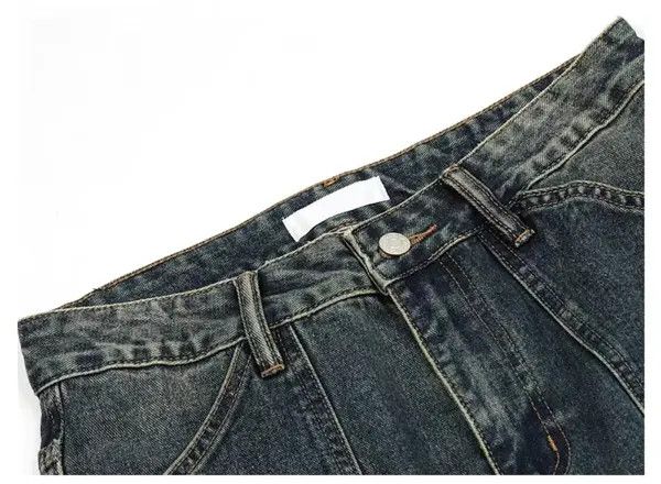 VIBE Vintage Wash Distressed Straight Jeans Size US 32 / EU 48 - 5 Thumbnail