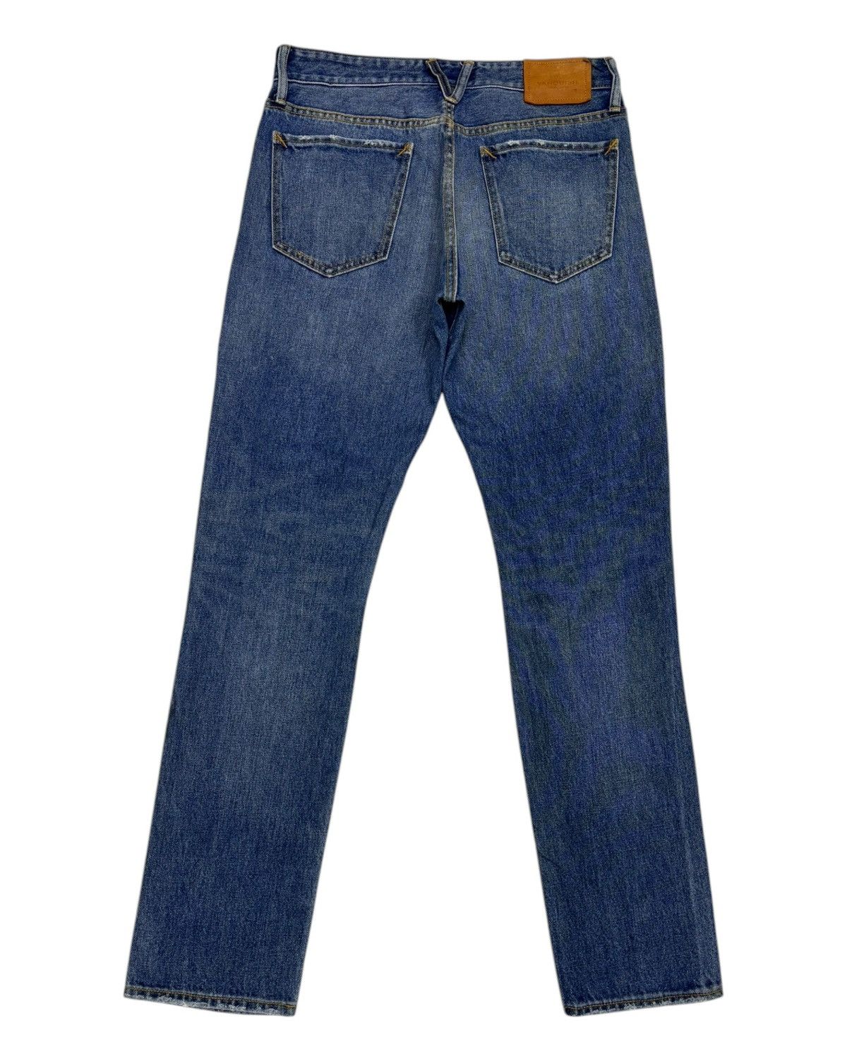 Japanese Brand × Vanquish Vintage Vanquish Ripped Regular Straight Jeans Size US 31 - 4 Thumbnail