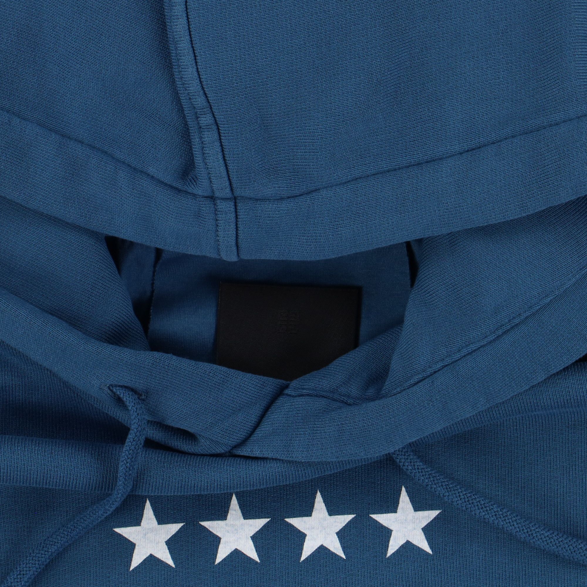 Givenchy Blue Embroidered Multi Logo Oversized Layered Hoodie Size US XS / EU 42 / 0 - 6 Thumbnail