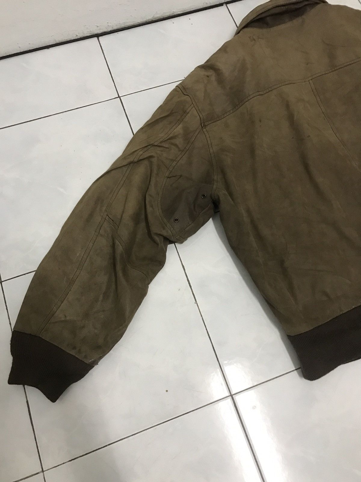Other Vintage Mirage leather military jacket Size US XL / EU 56 / 4 - 7 Thumbnail