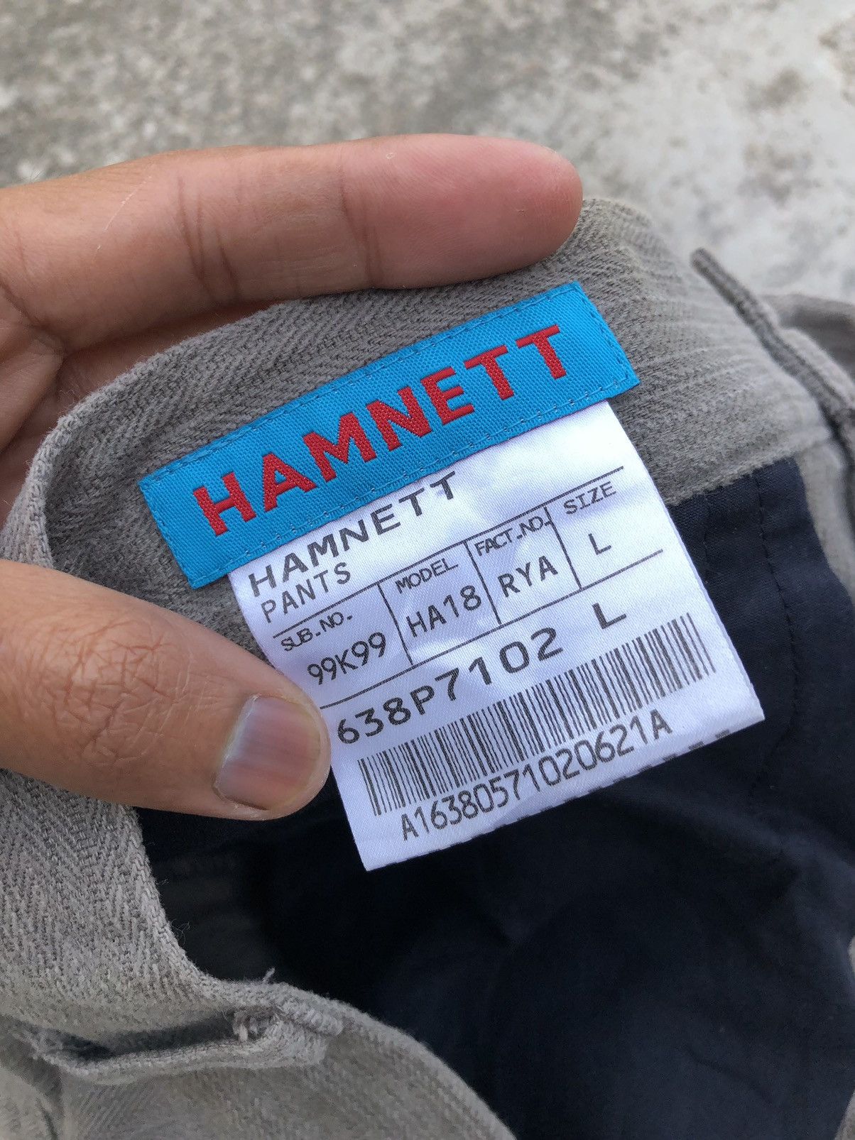 Katharine Hamnett London × Vintage FLARED⚡️⚡️HAMNETT STRIPED DENIM Size US 32 / EU 48 - 3 Thumbnail