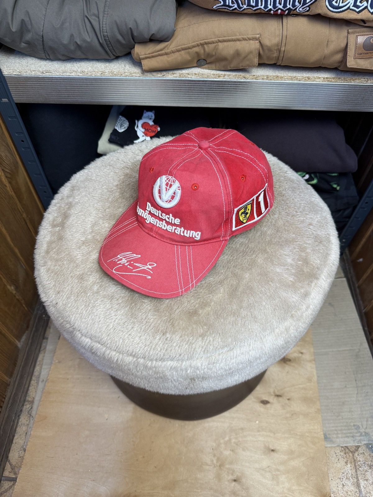 Ferrari Vintage Ferarri Schumacher Racing Y2K Cap Size ONE SIZE - 1 Thumbnail