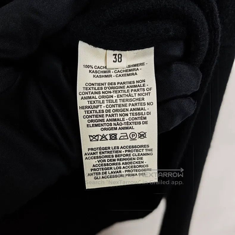 Hermes Hermes Cashmere Solid Color Crew Neck Short Black Jacket f Size XS / US 0-2 / IT 36-38 - 5 Thumbnail