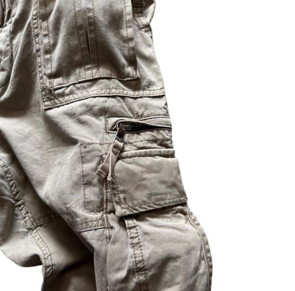 Dolce & Gabbana AW05 Dolce & Gabbana 3D Multi Pocket Reinforced Cargo Pants Size US 34 / EU 50 - 7 Thumbnail