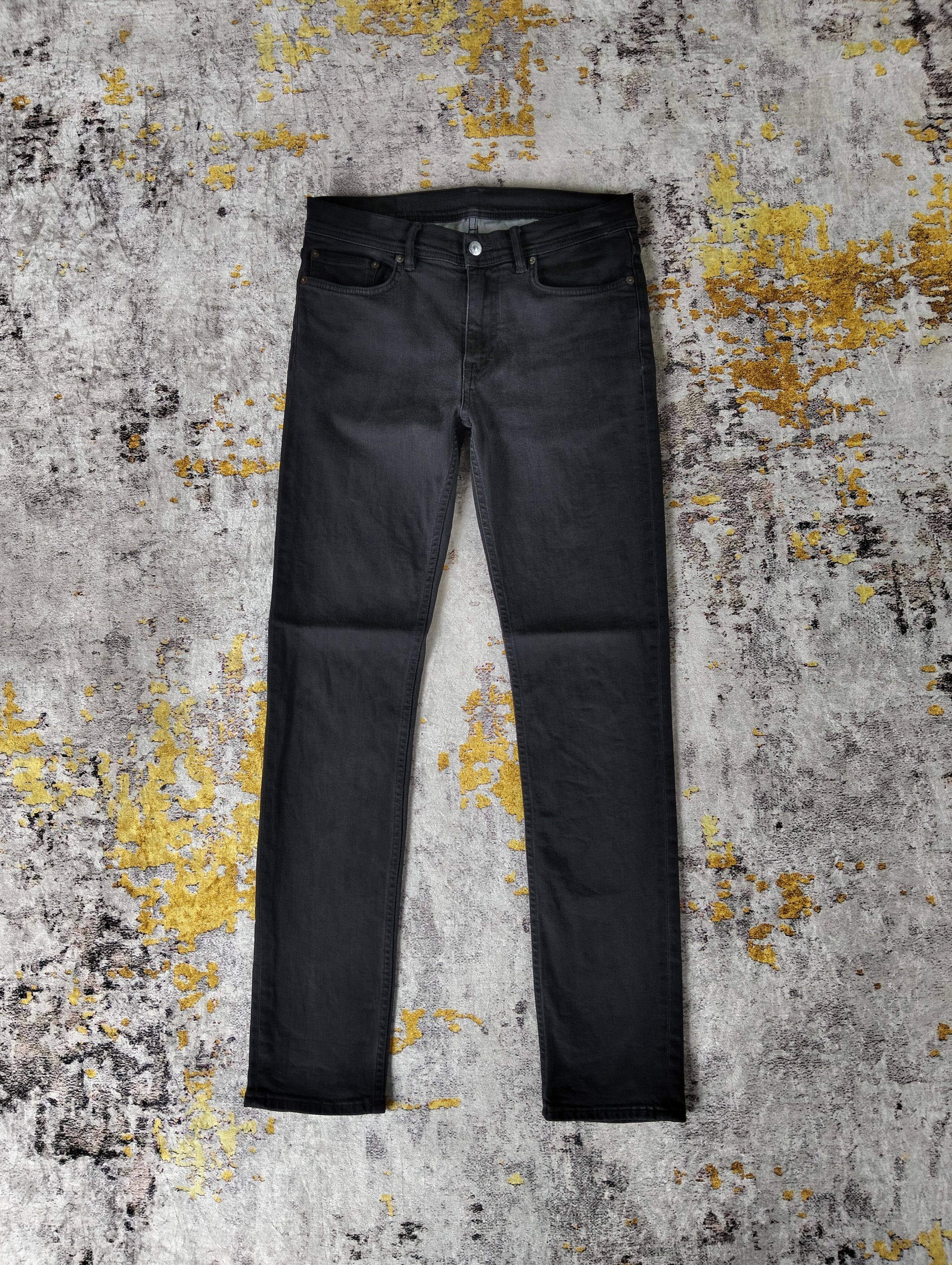 Acne Studios Acne Studios North Used Black Skinny Jeans Size US 31 - 1 Thumbnail