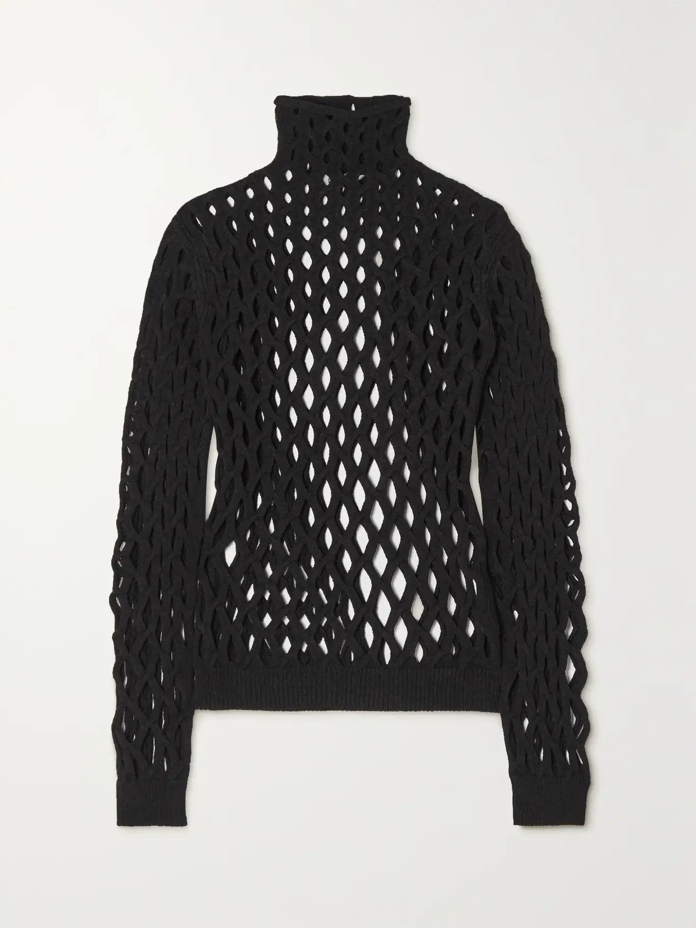 Valentino o1y0326 Turtleneck Sweater in Black Size S / US 4 / IT 40 - 1 Thumbnail