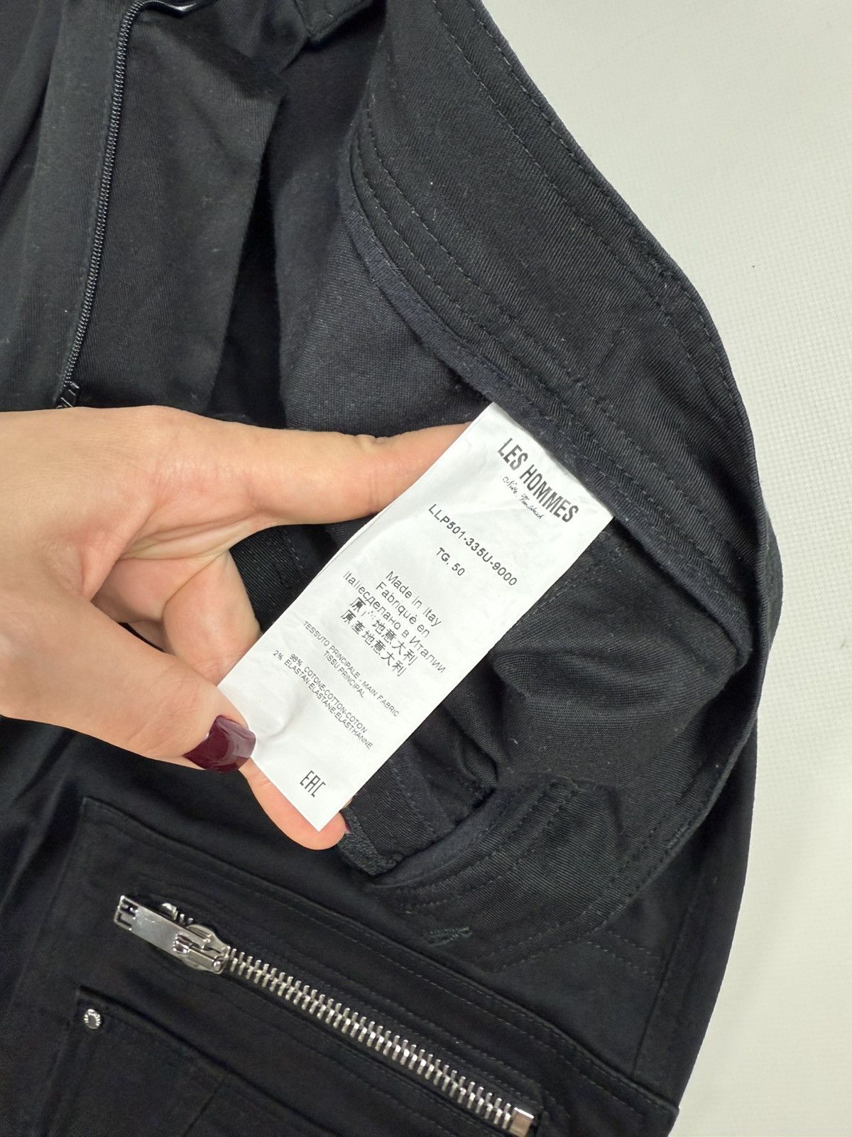 Les Hommes Les Homes Men’s Cargo Pants Trousers Size 50 / L Size US 34 / EU 50 - 15 Thumbnail