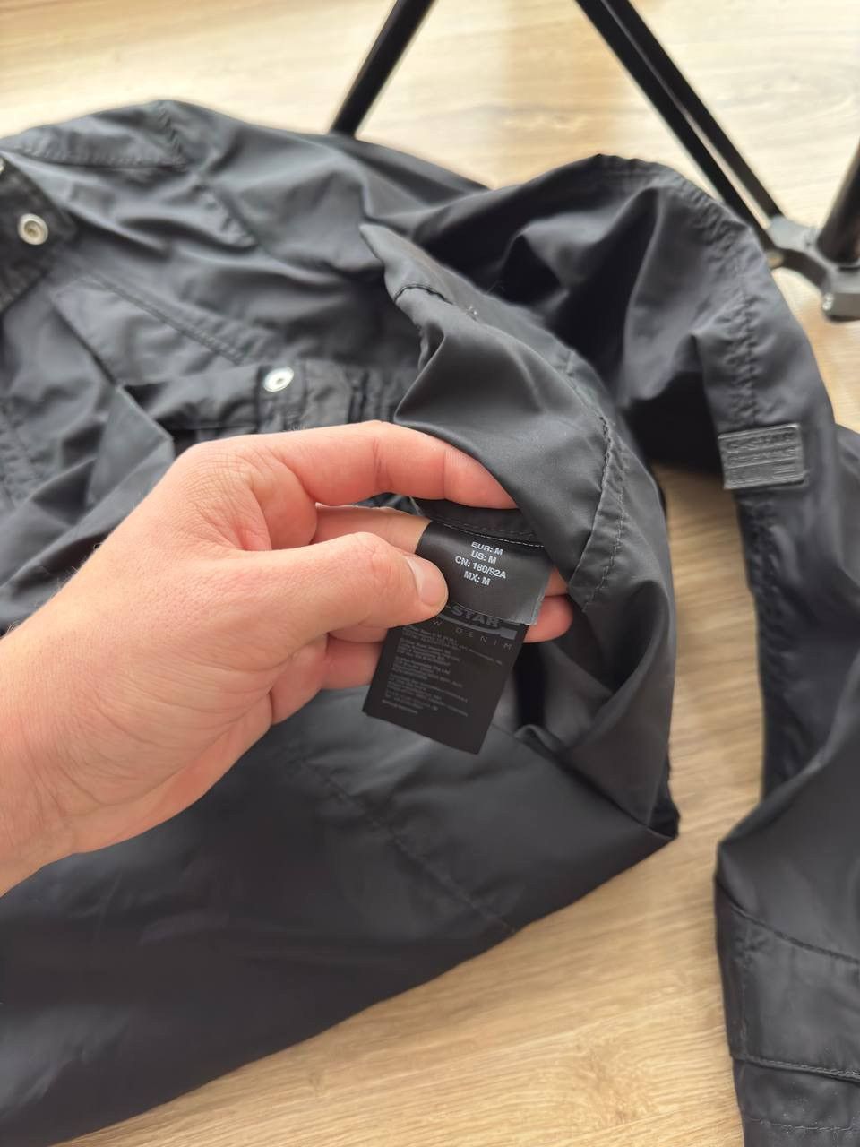G-Star G-STAR VINTAGE LIGHT JACKET BLACK NYLON Y2K STREETWEAR MEN’S Size US M / EU 48-50 / 2 - 7 Thumbnail